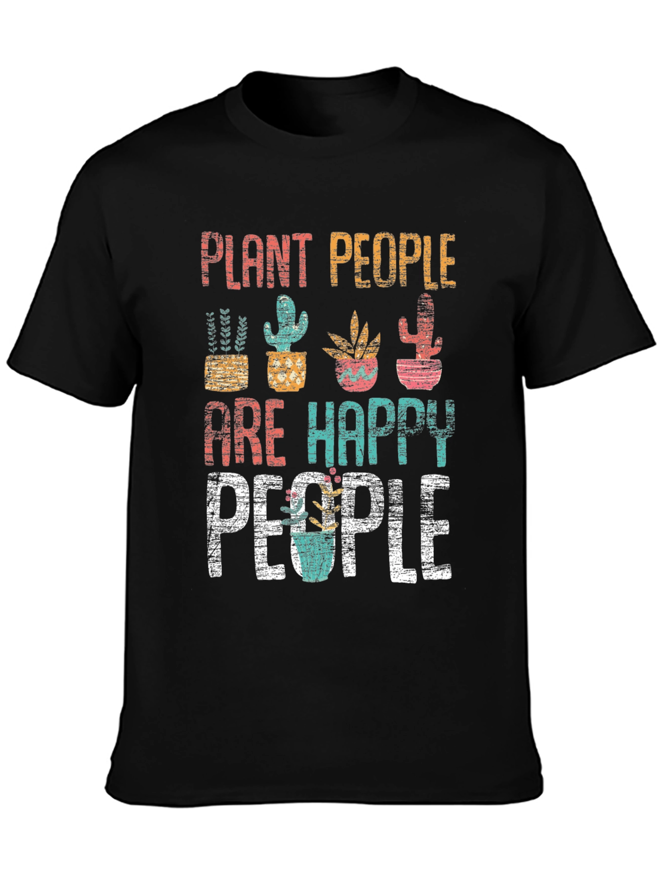 Plant People Happy People Graphic T-Shirt