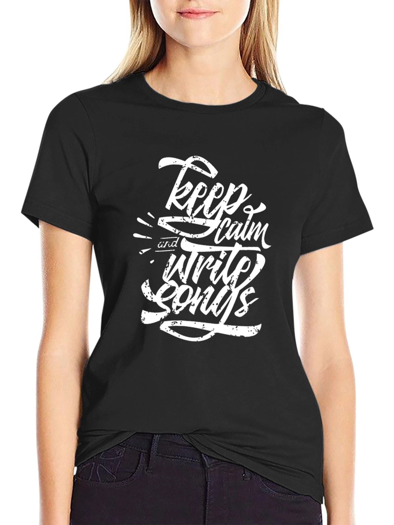 Keep Calm and Write Songs Graphic Tee