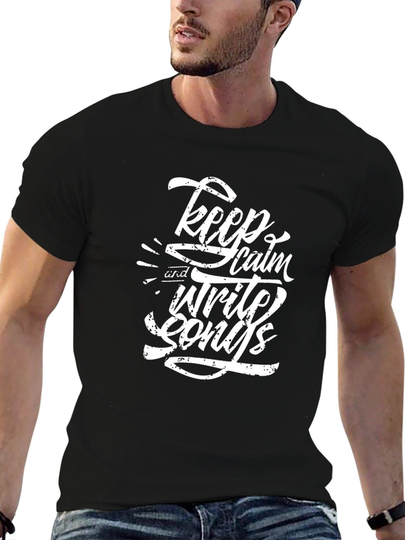 Keep Calm and Write Songs Graphic Tee