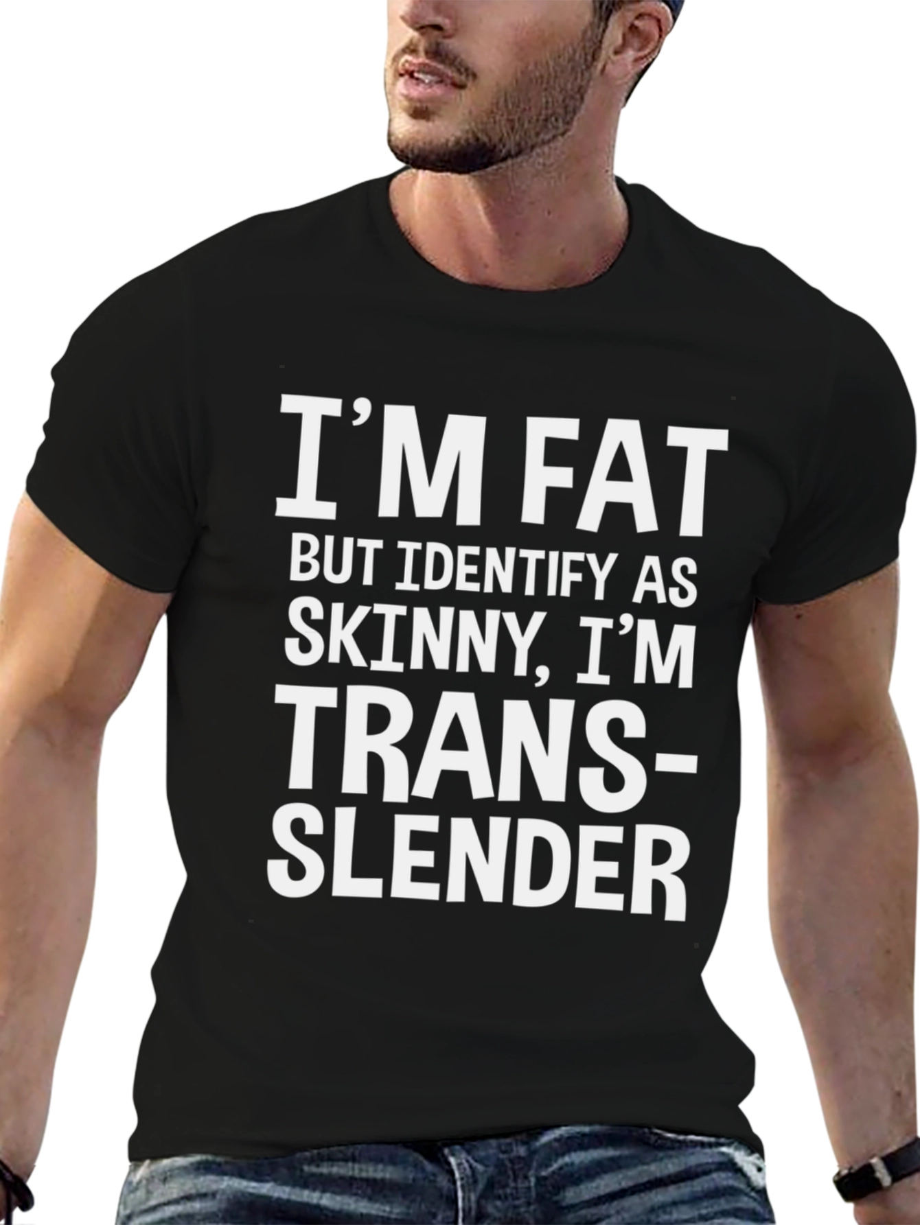 Funny Trans-Slender T-Shirt: Humor & Style!