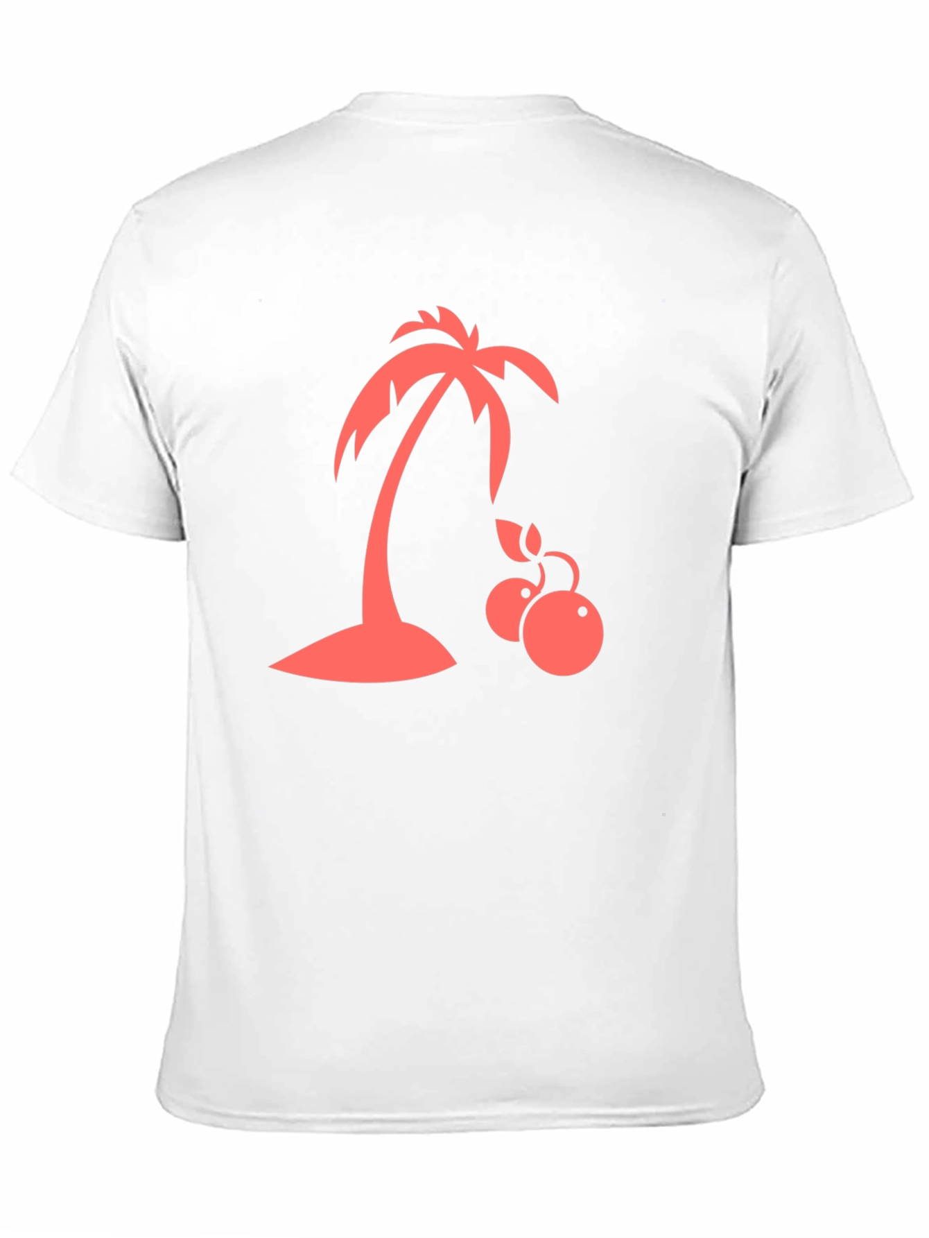Tropical Palm Tree Graphic T-Shirt - Black