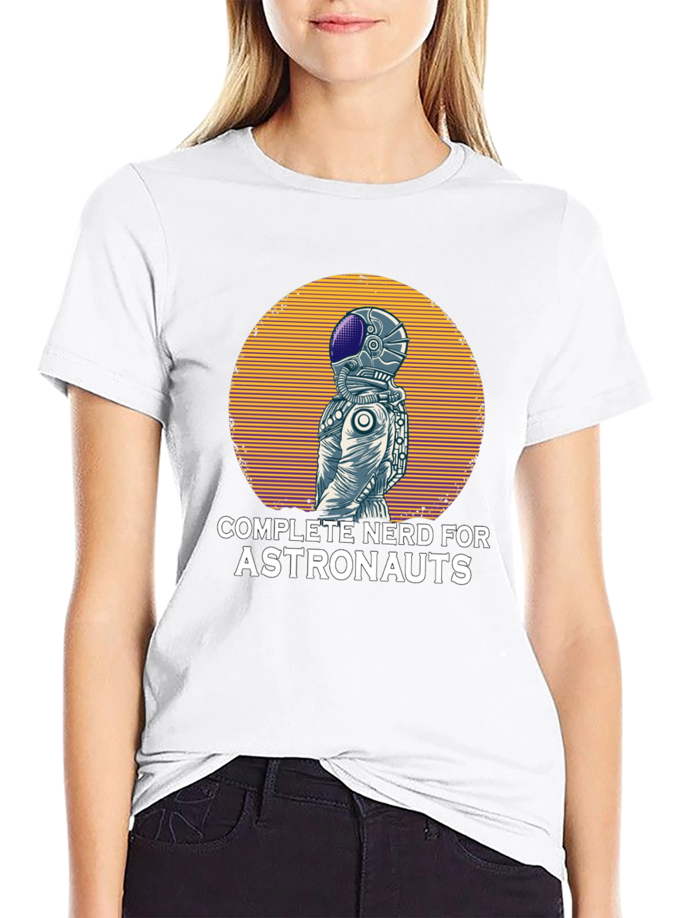 Astronaut Nerd Graphic T-Shirt