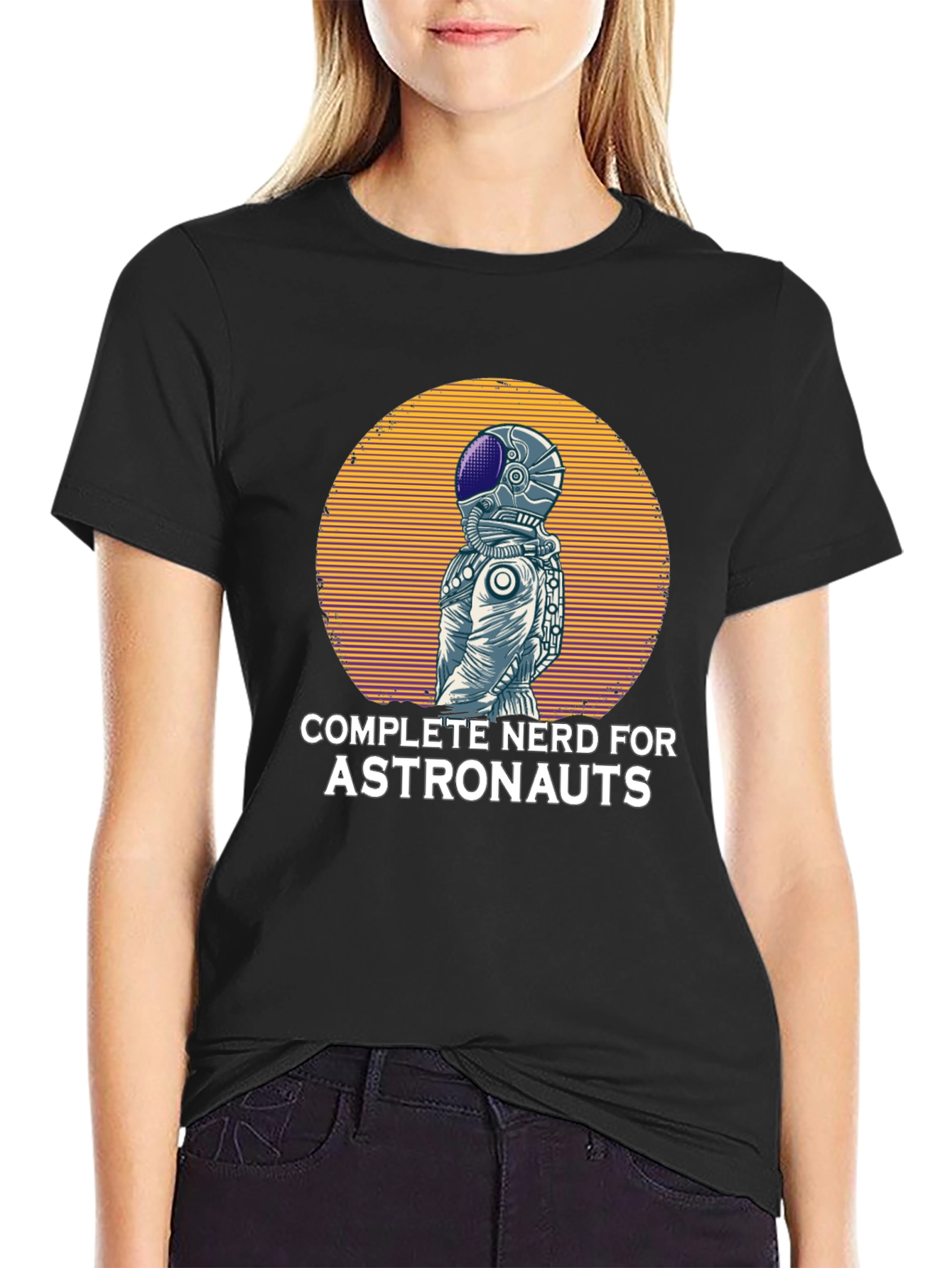 Astronaut Nerd Graphic T-Shirt