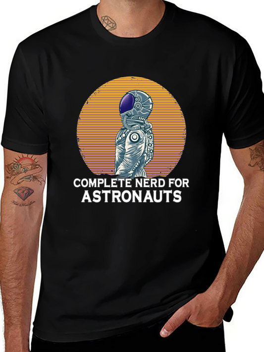 Astronaut Nerd Graphic T-Shirt