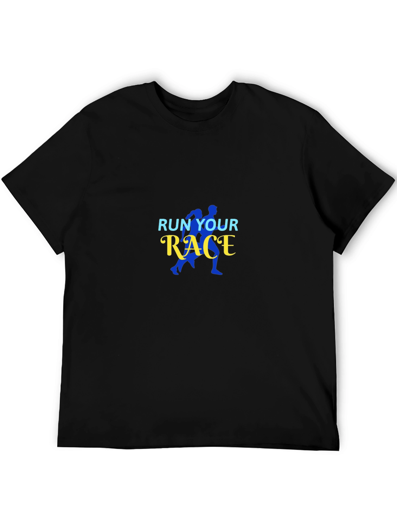 Run Your Race T-Shirt - Motivational Graphic Tee