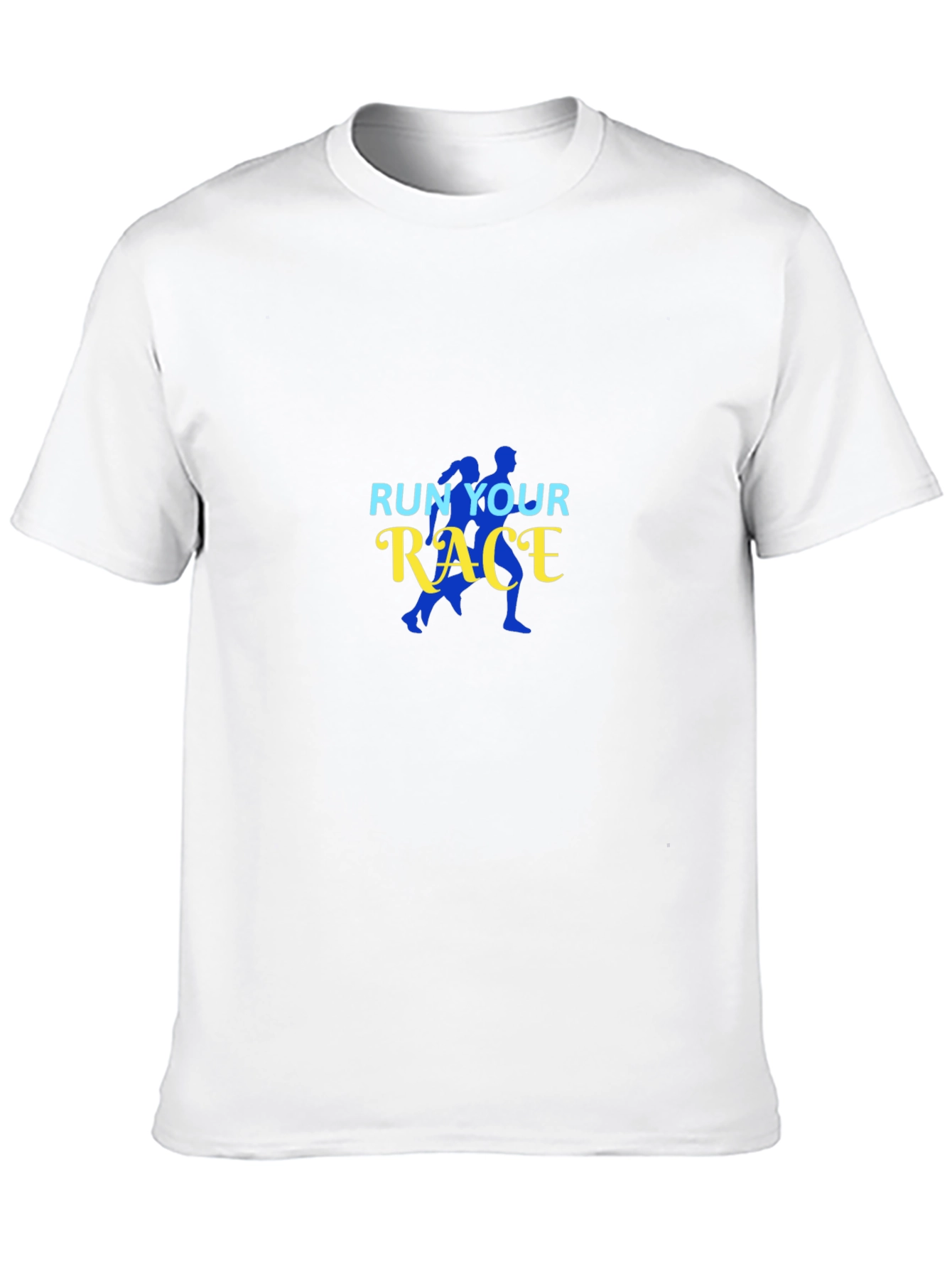 Run Your Race T-Shirt - Motivational Graphic Tee
