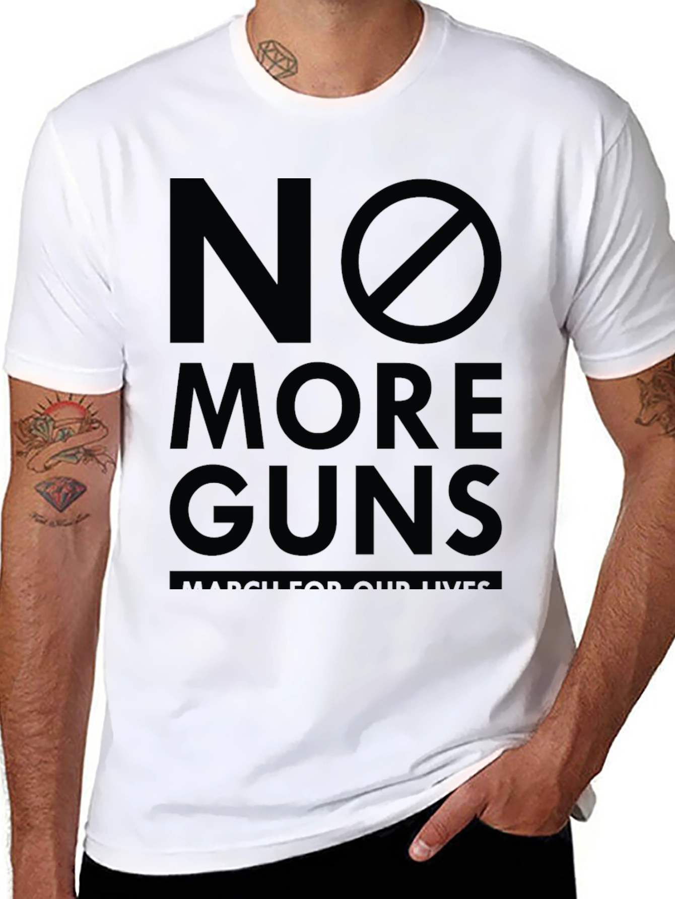 No More Guns Graphic T-Shirt