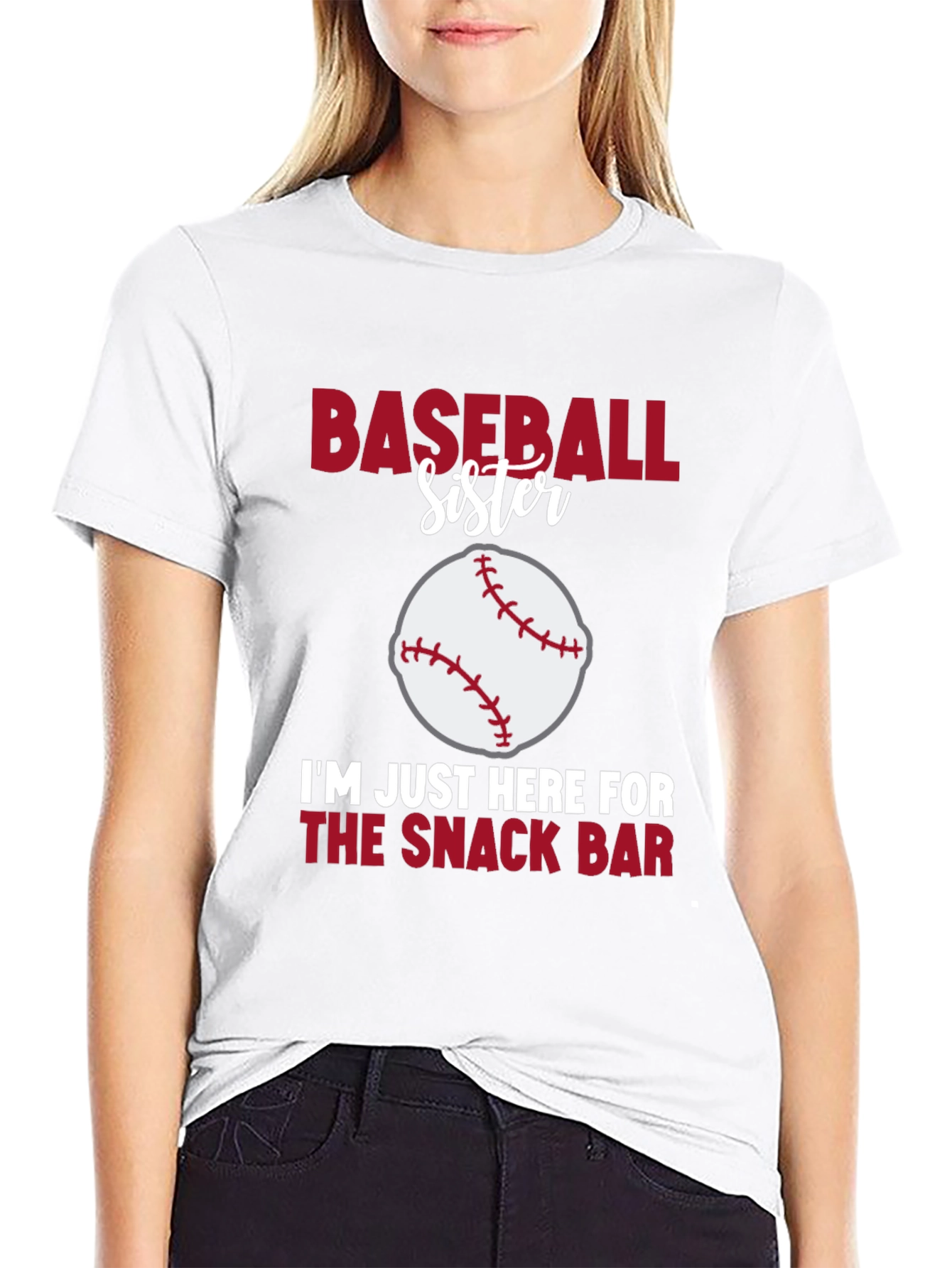 Baseball Sister Snack Bar T-Shirt