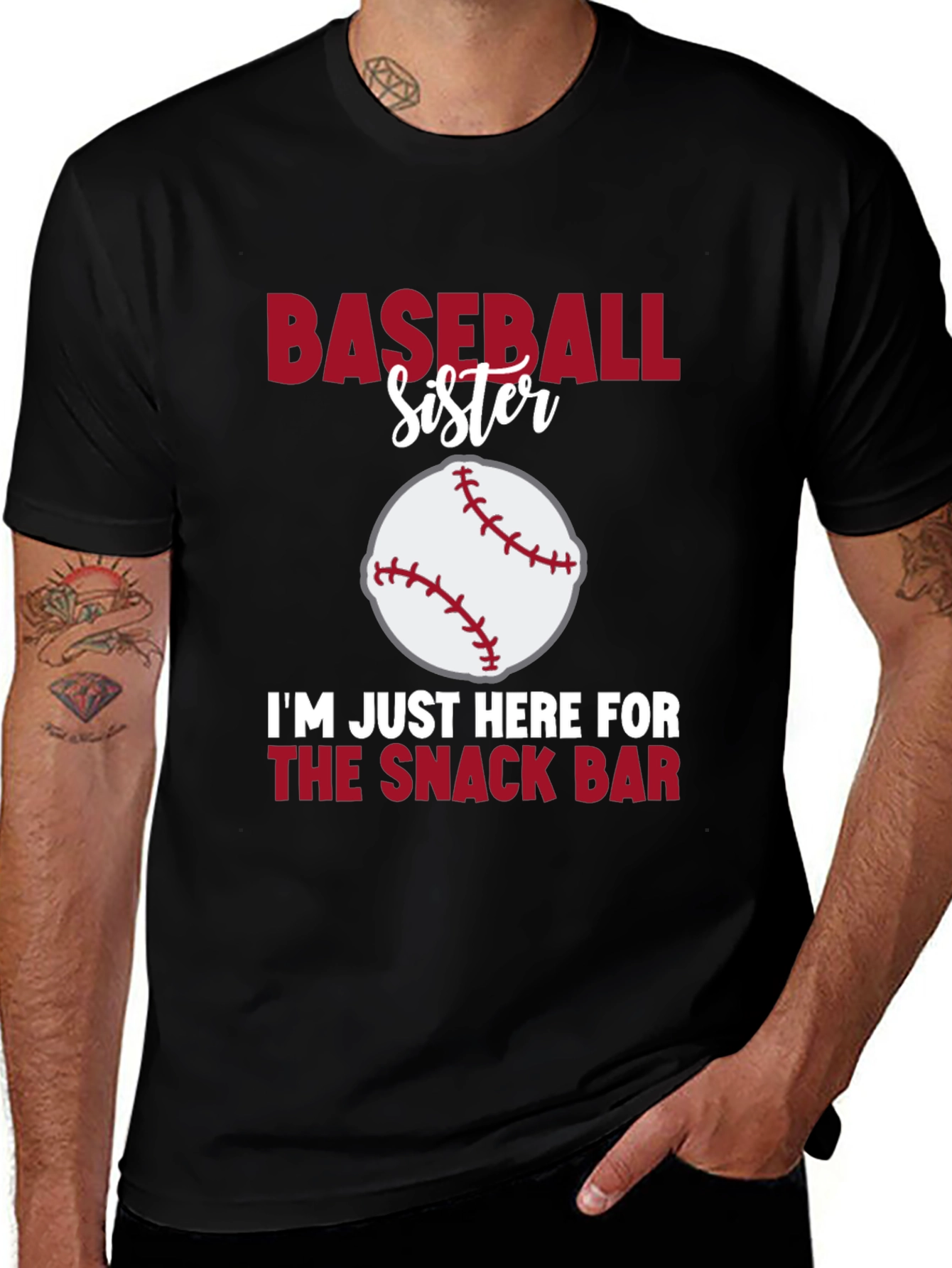 Baseball Sister Snack Bar T-Shirt