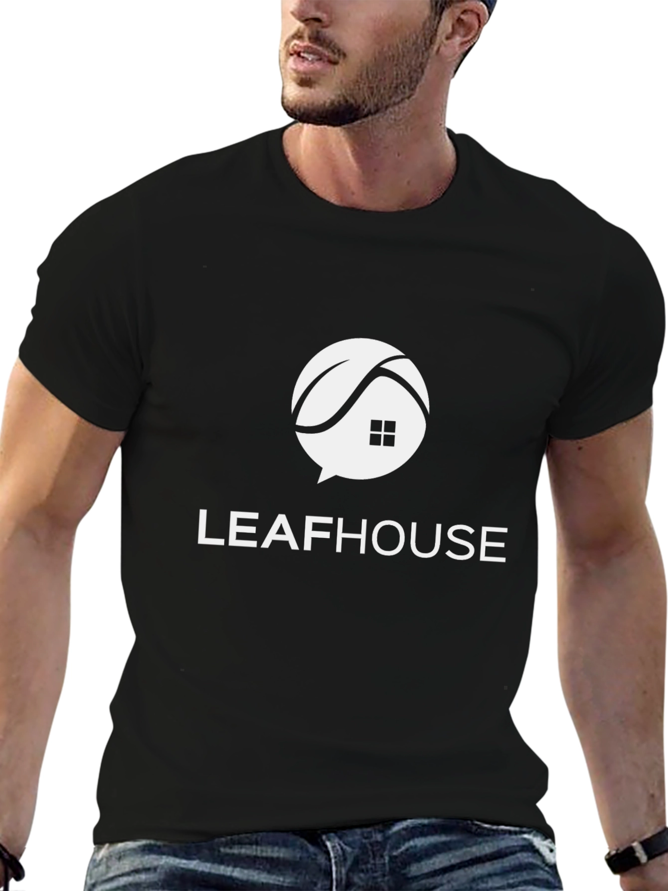 Leafhouse T-Shirt - Modern Graphic Tee