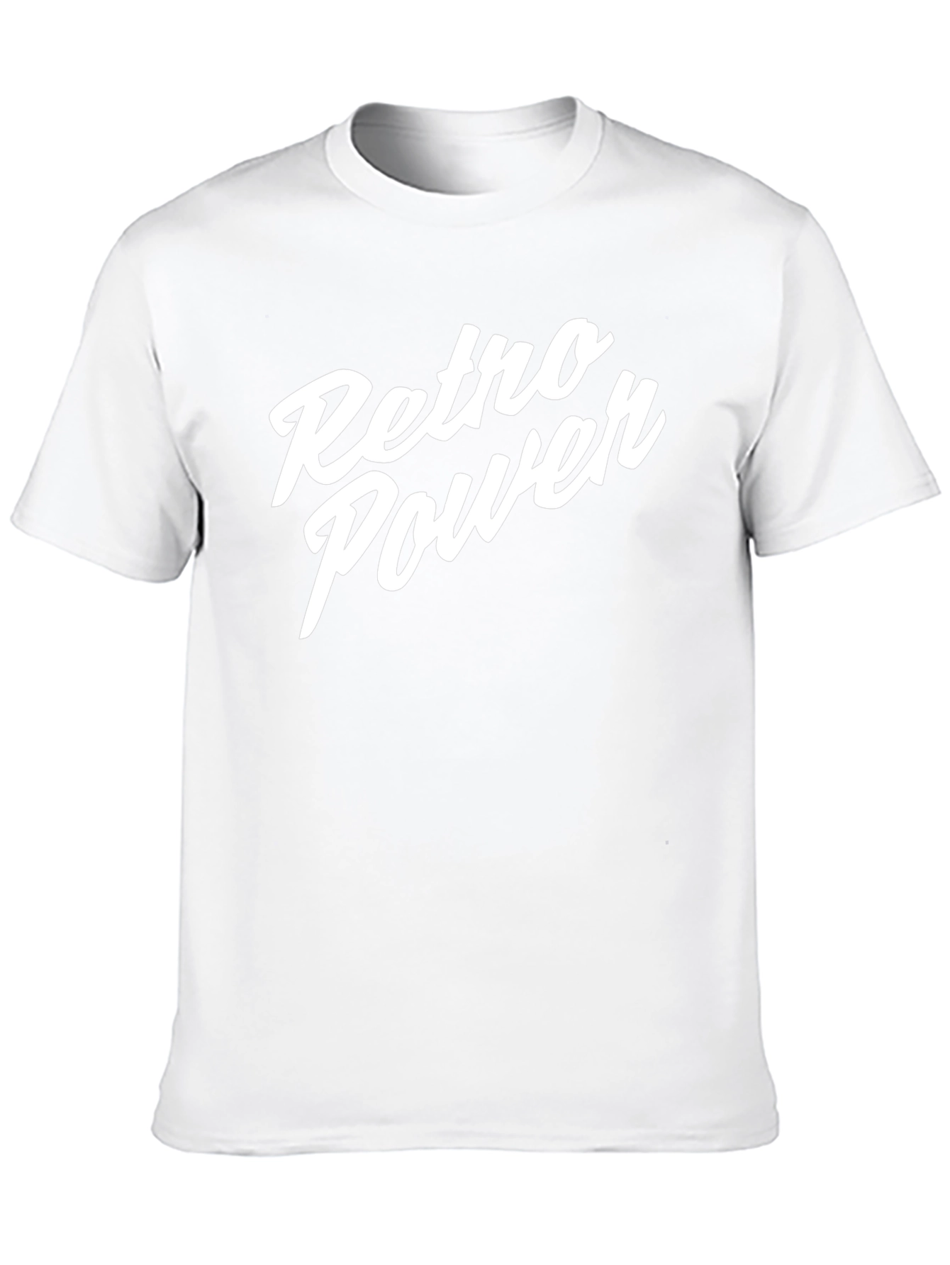 Retro Power Graphic Tee - Stylish Black T-Shirt