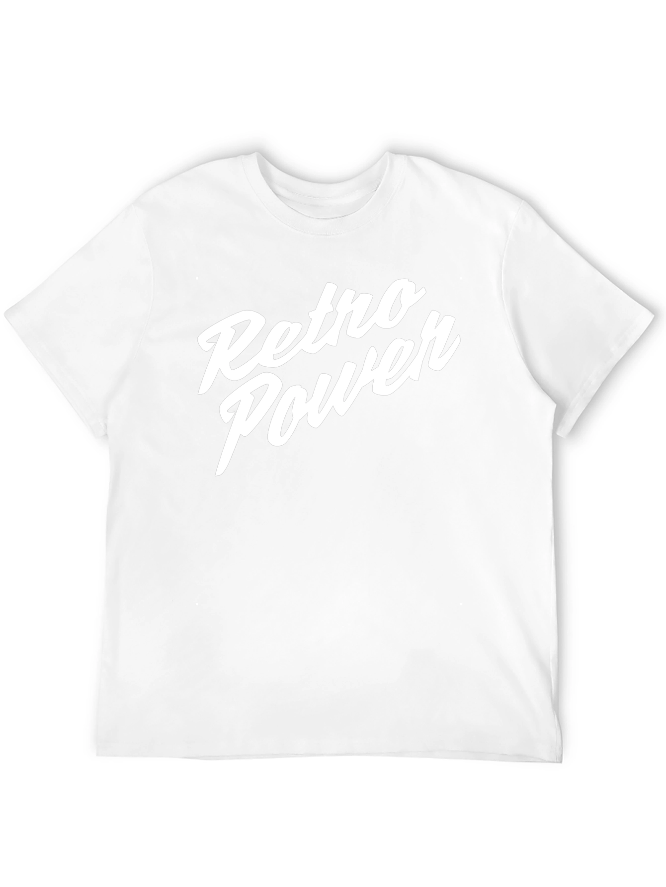 Retro Power Graphic Tee - Stylish Black T-Shirt