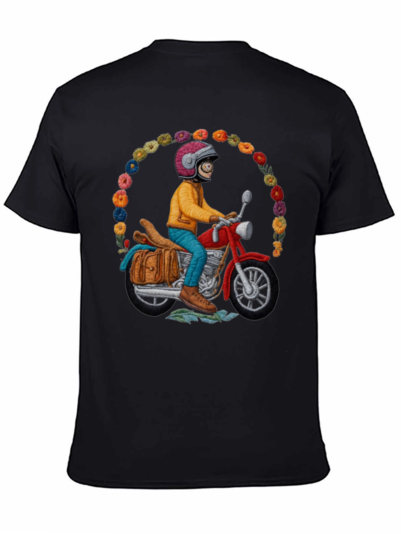 Motorcycle Rider T-Shirt - Quirky Unique Design