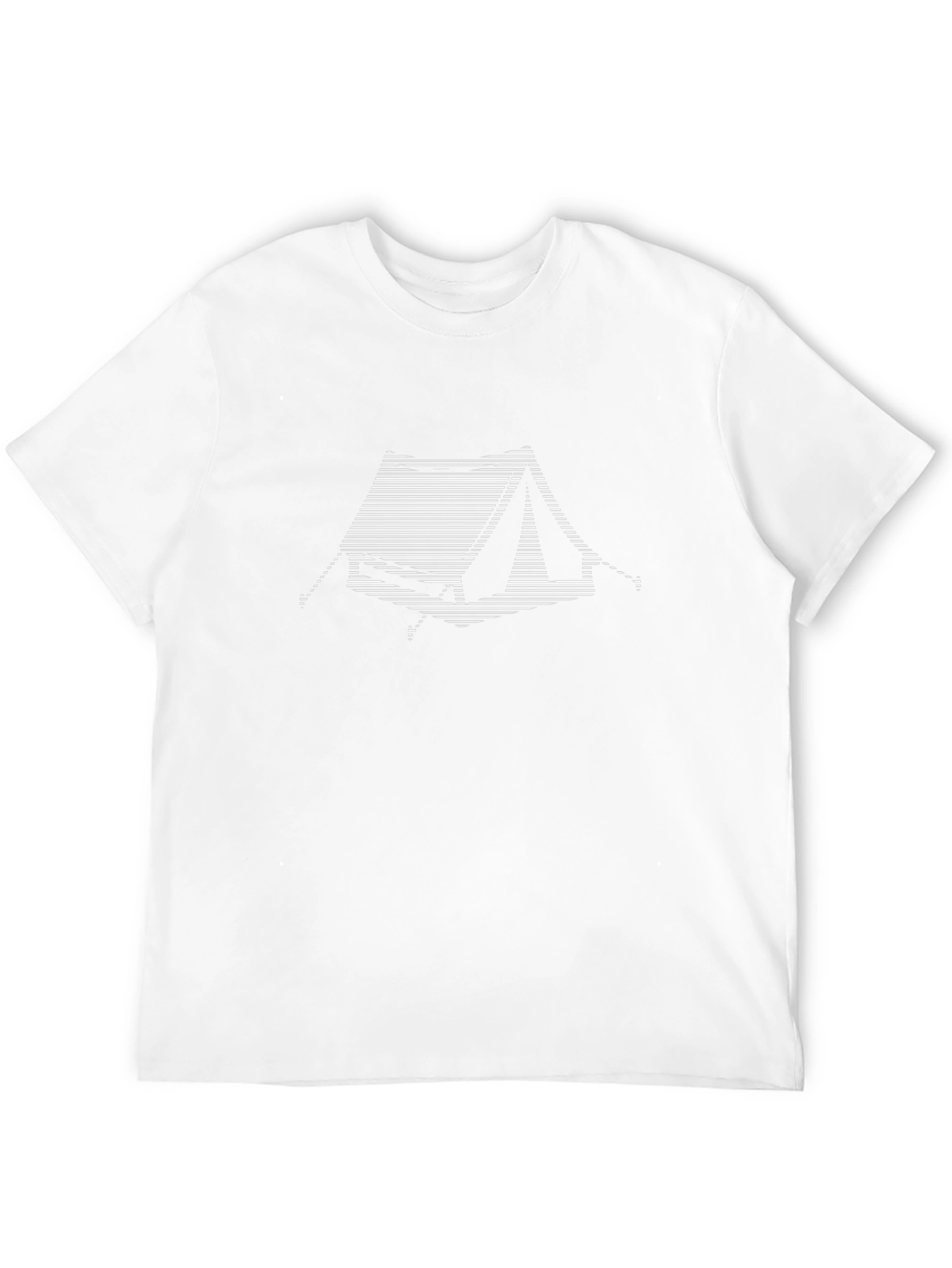 Linear Tent Graphic T-Shirt - Black