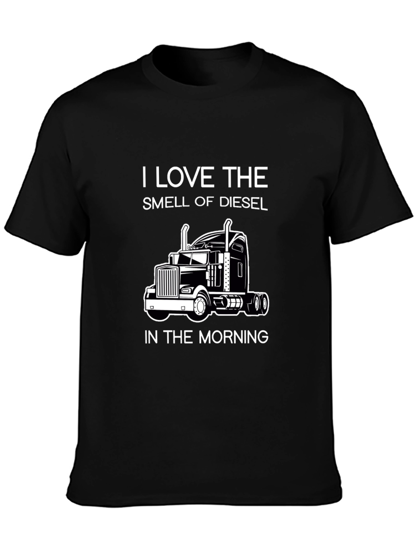 I Love The Smell of Diesel Trucker Tee