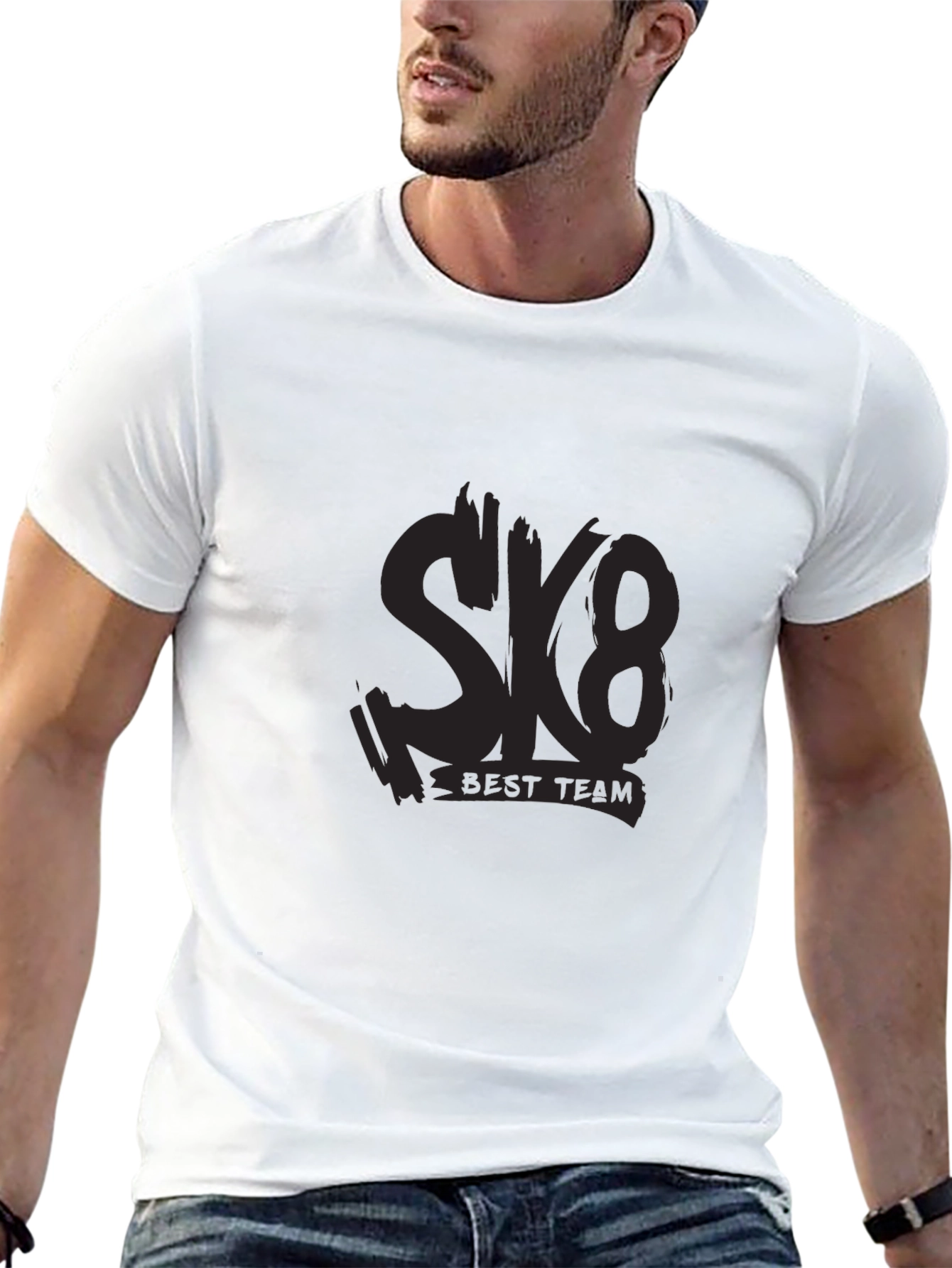 SK8 The Best Team Black T-Shirt