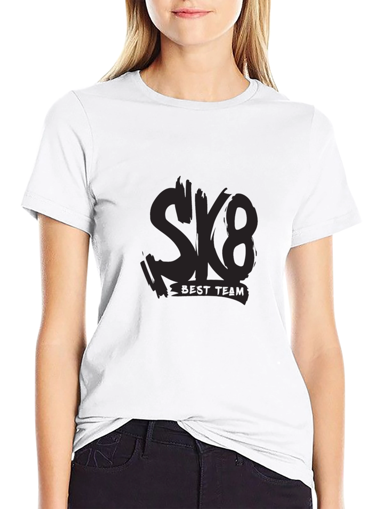 SK8 The Best Team Black T-Shirt