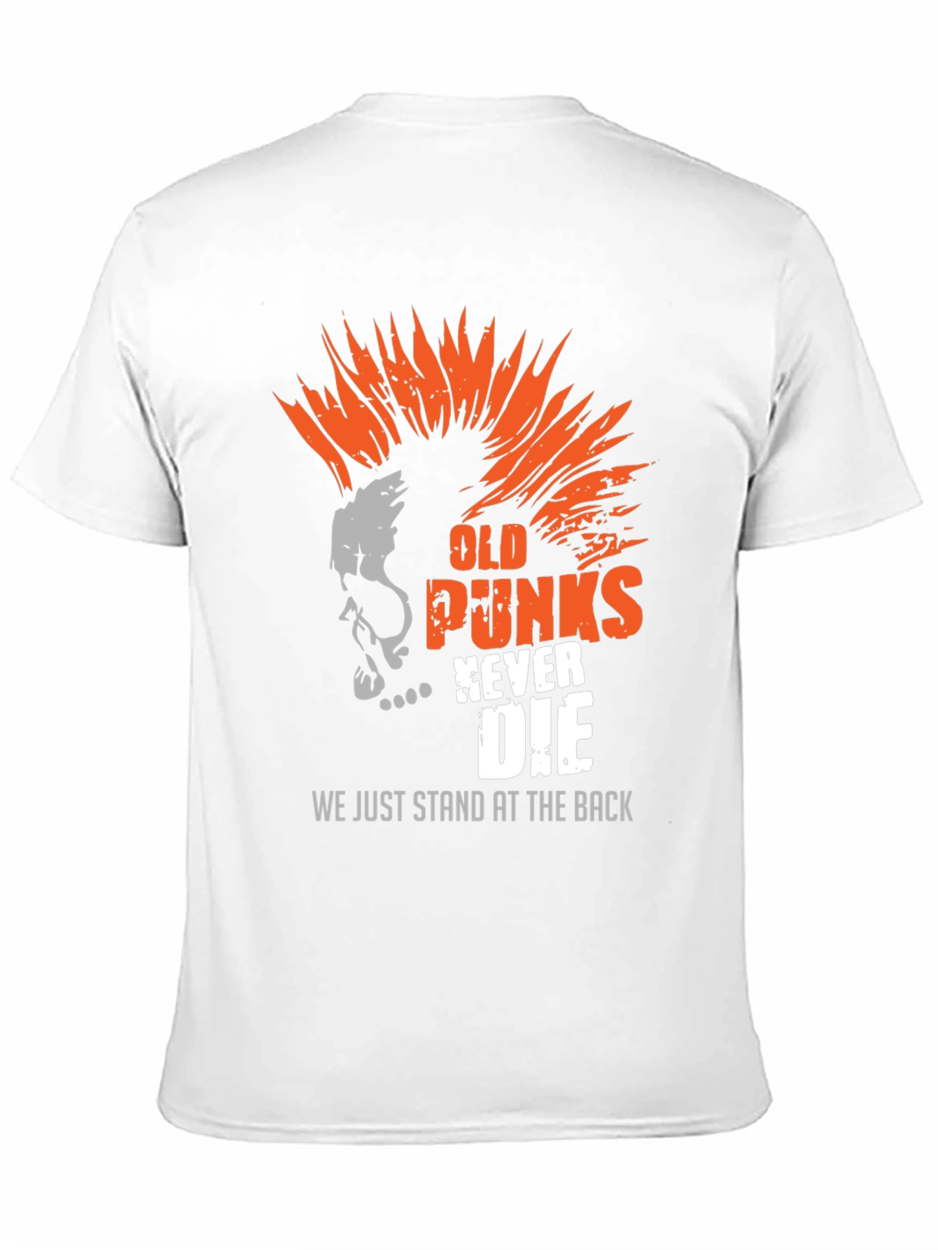 Old Punks Never Die Black T-Shirt