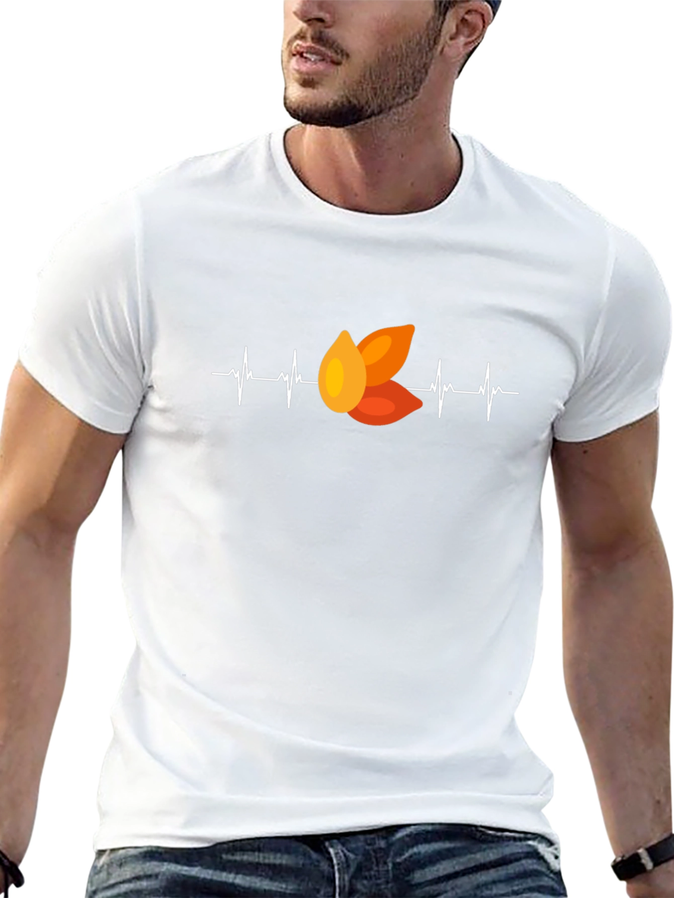 Almond Heartbeat T-Shirt - Unique Foodie Tee