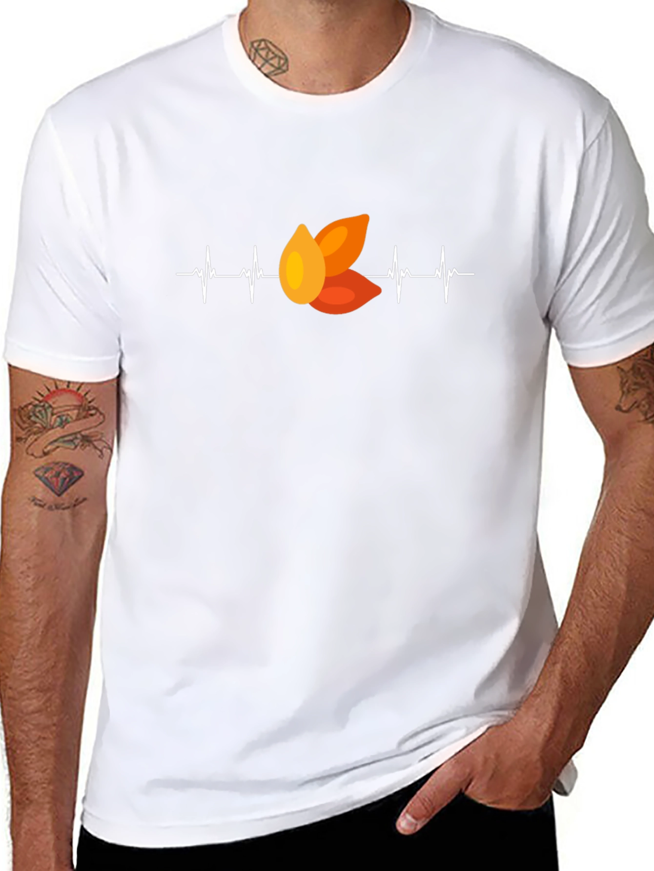 Almond Heartbeat T-Shirt - Unique Foodie Tee