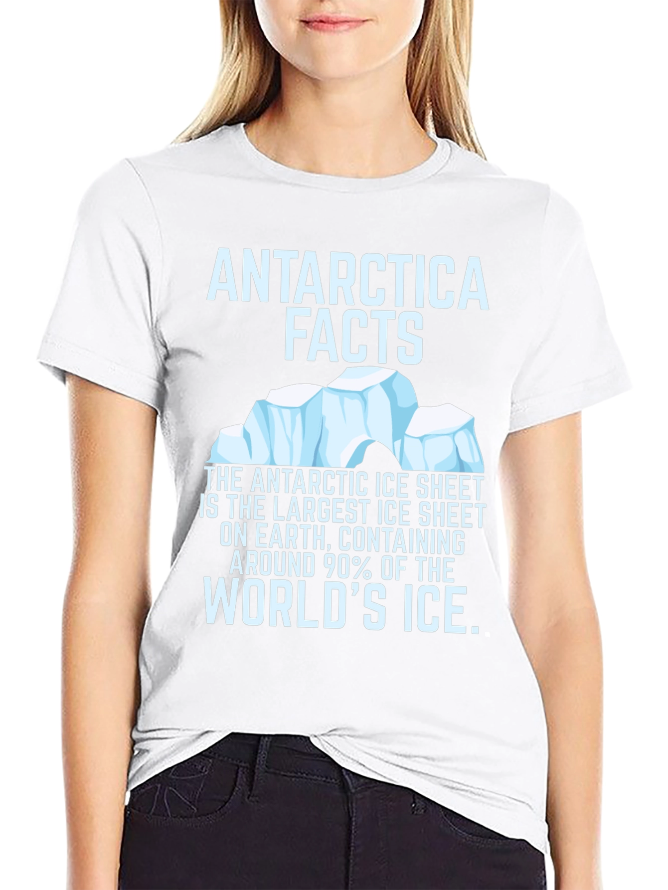 Antarctica Facts Graphic T-Shirt