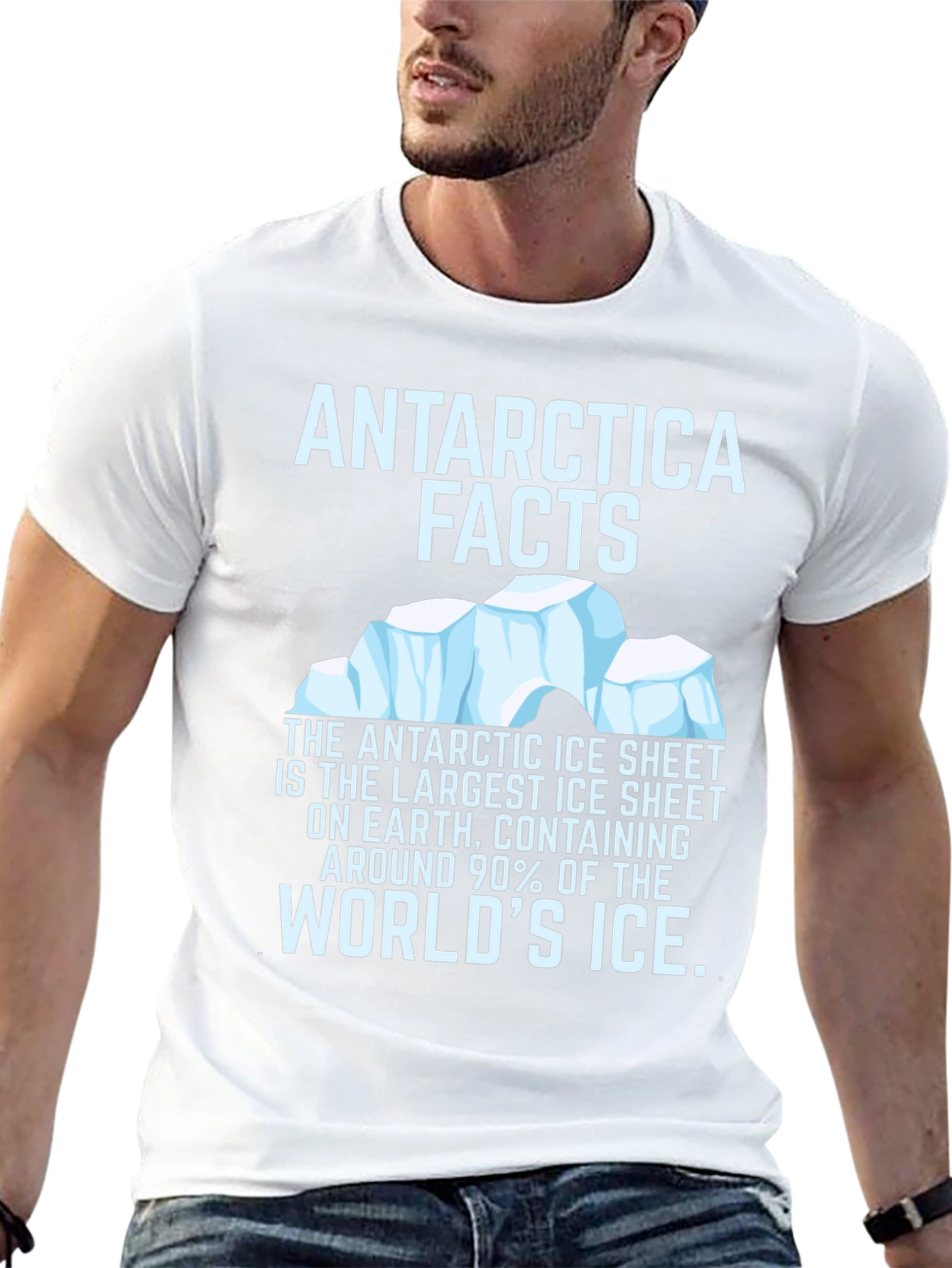 Antarctica Facts Graphic T-Shirt