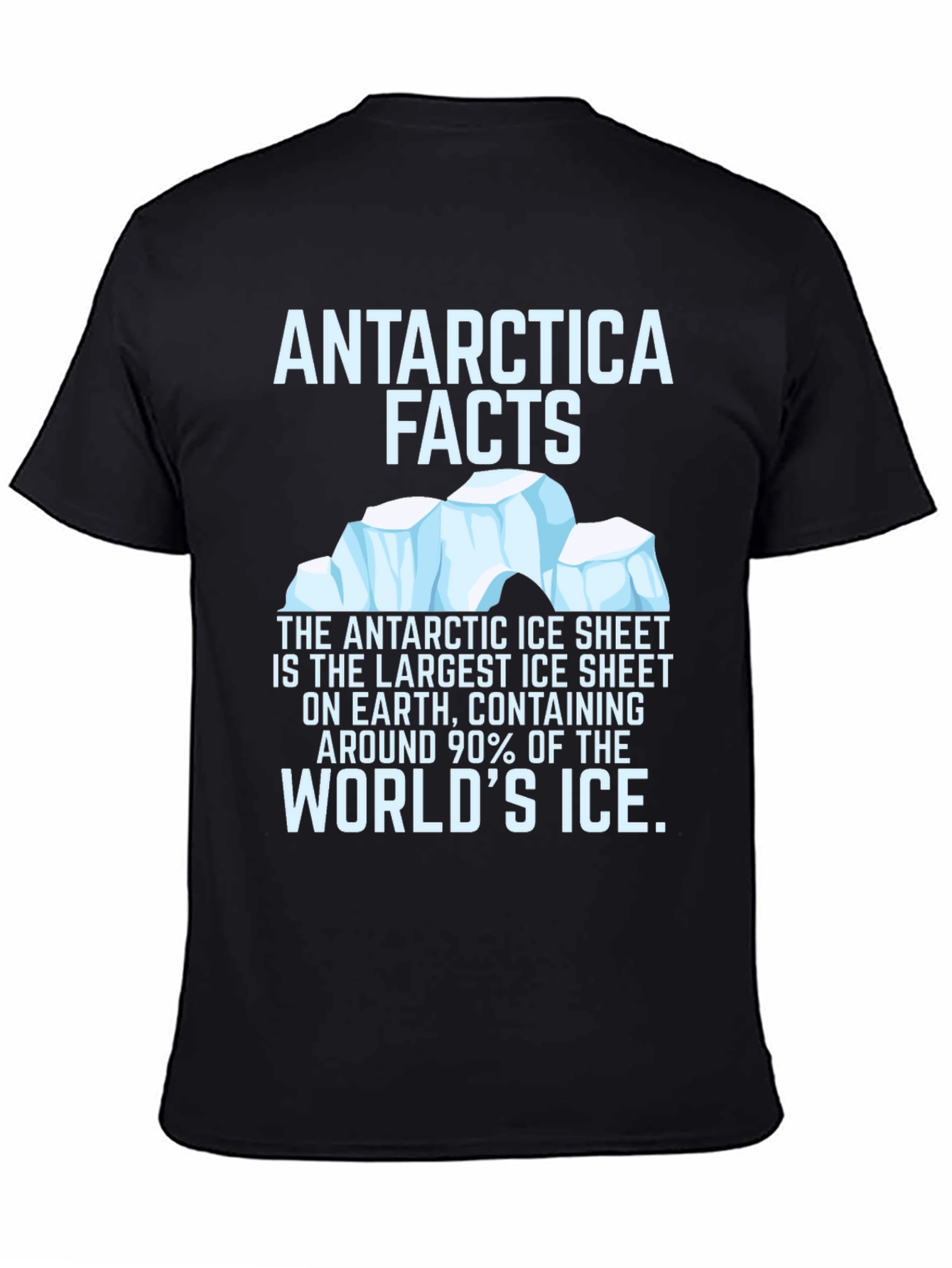 Antarctica Facts Graphic T-Shirt