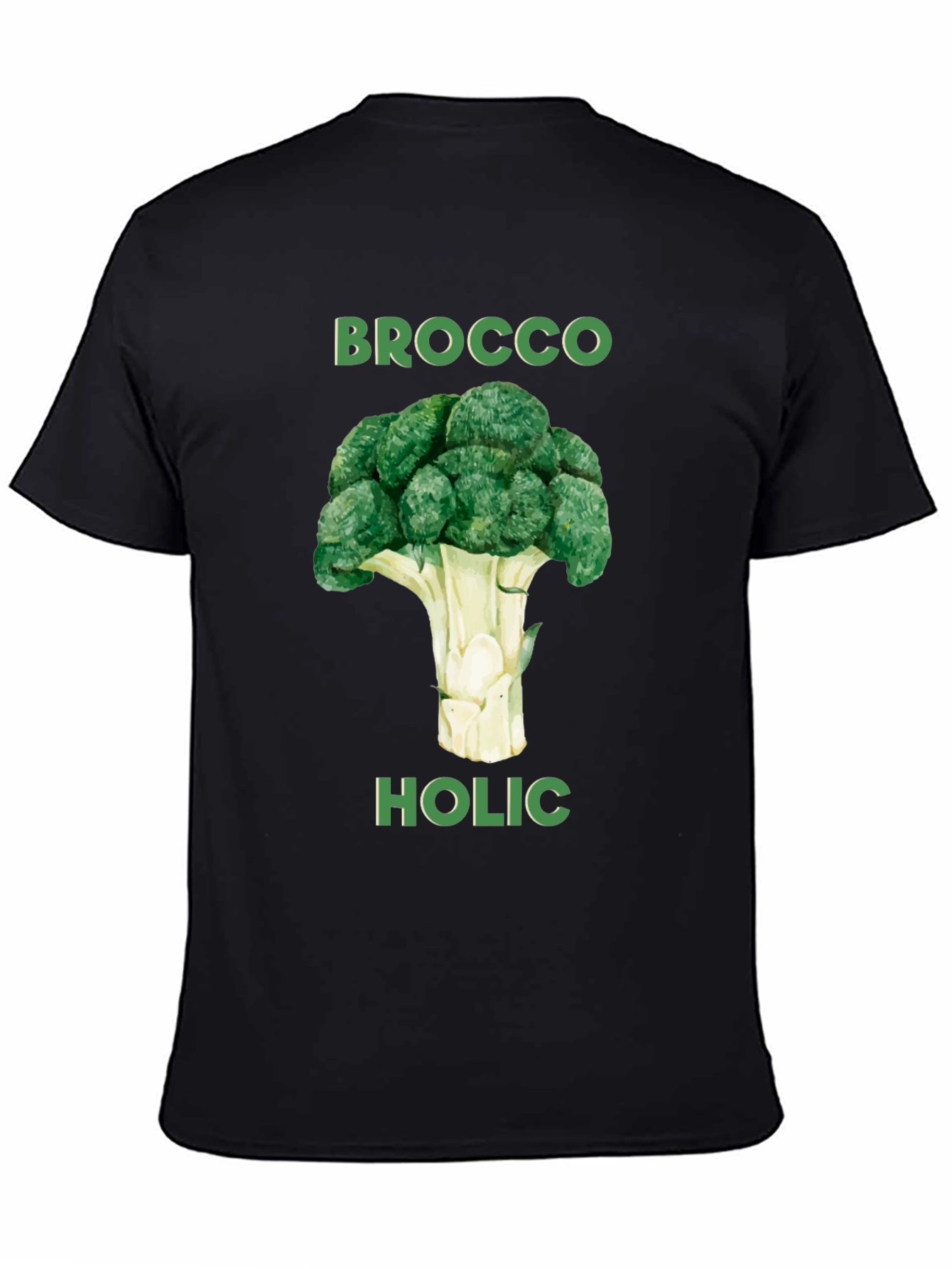 Broccoholic Graphic Tee - Funny Broccoli Lover T-Shirt