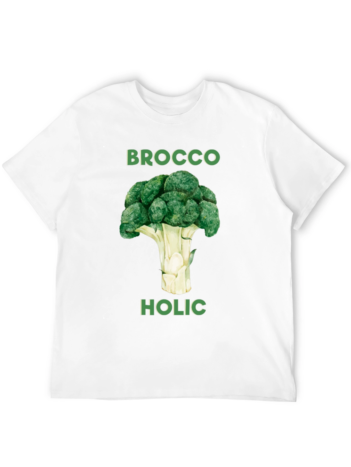 Broccoholic Graphic Tee - Funny Broccoli Lover T-Shirt