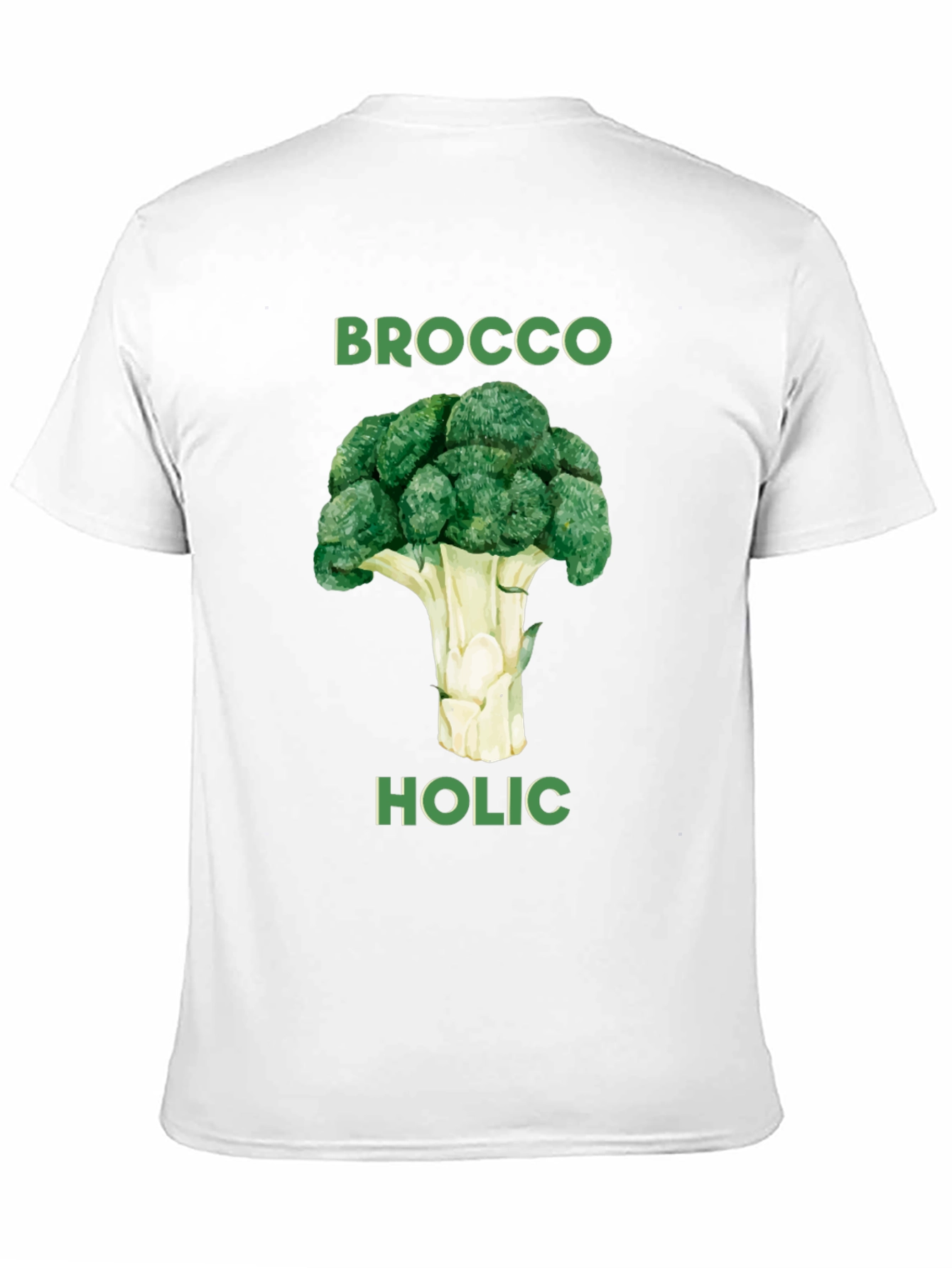 Broccoholic Graphic Tee - Funny Broccoli Lover T-Shirt