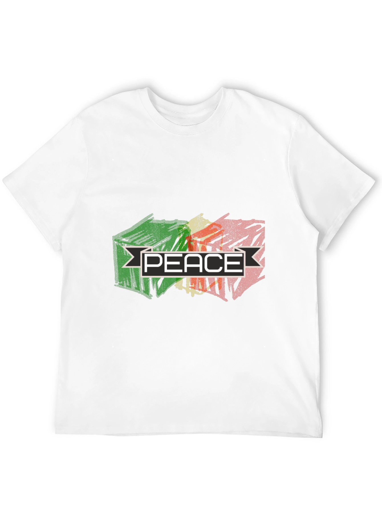 Peace Graphic T-Shirt - Black