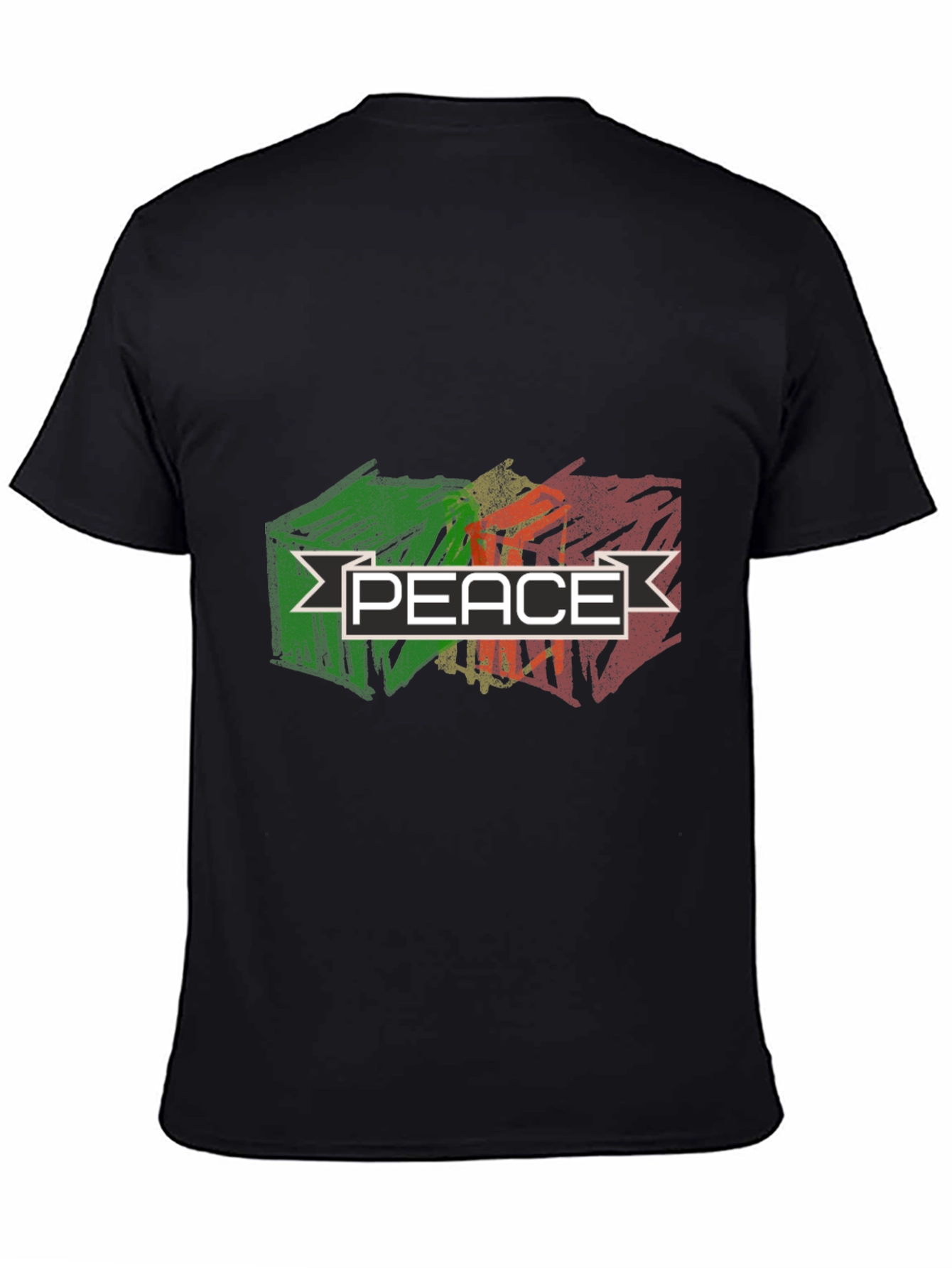 Peace Graphic T-Shirt - Black