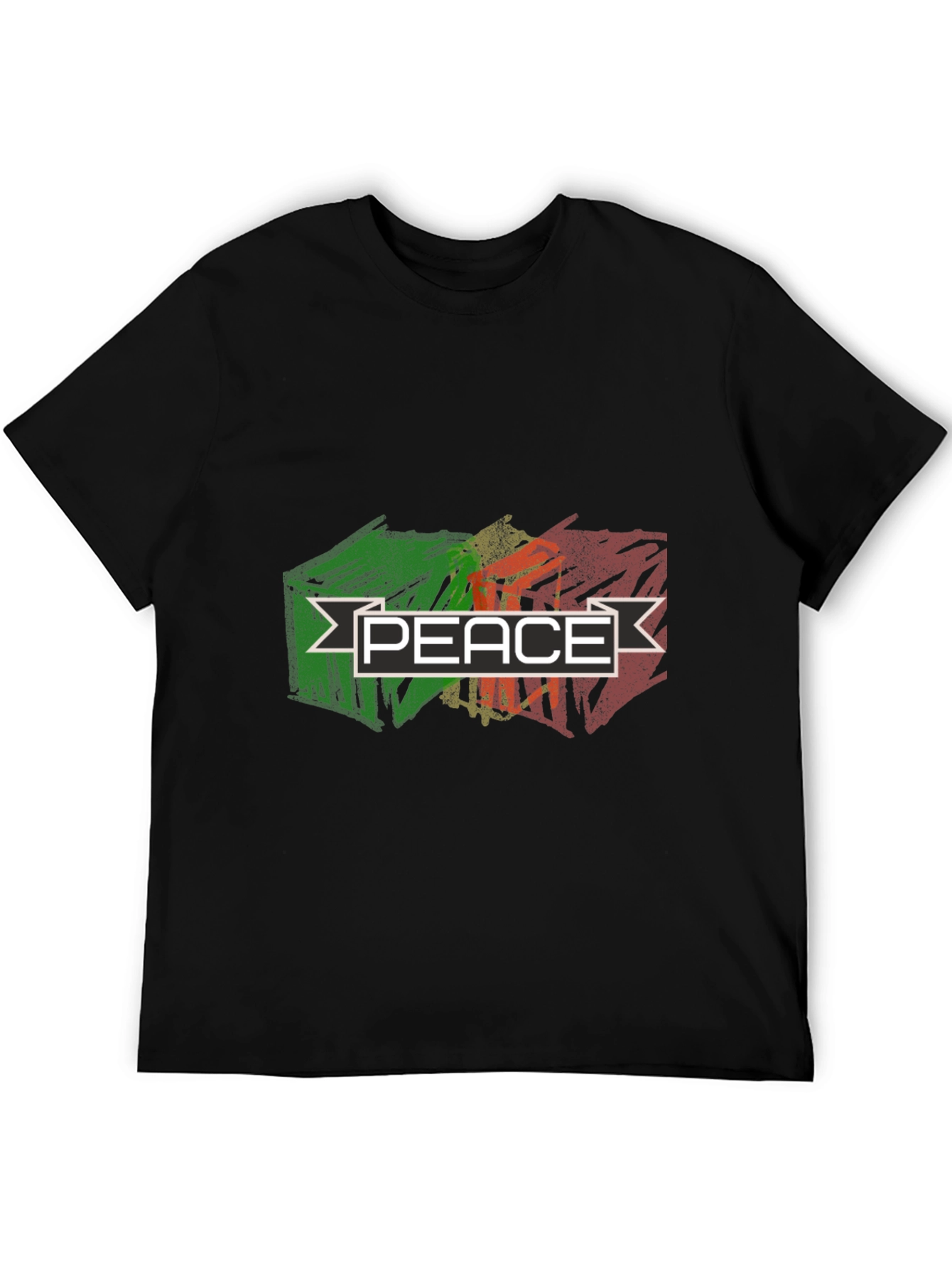 Peace Graphic T-Shirt - Black