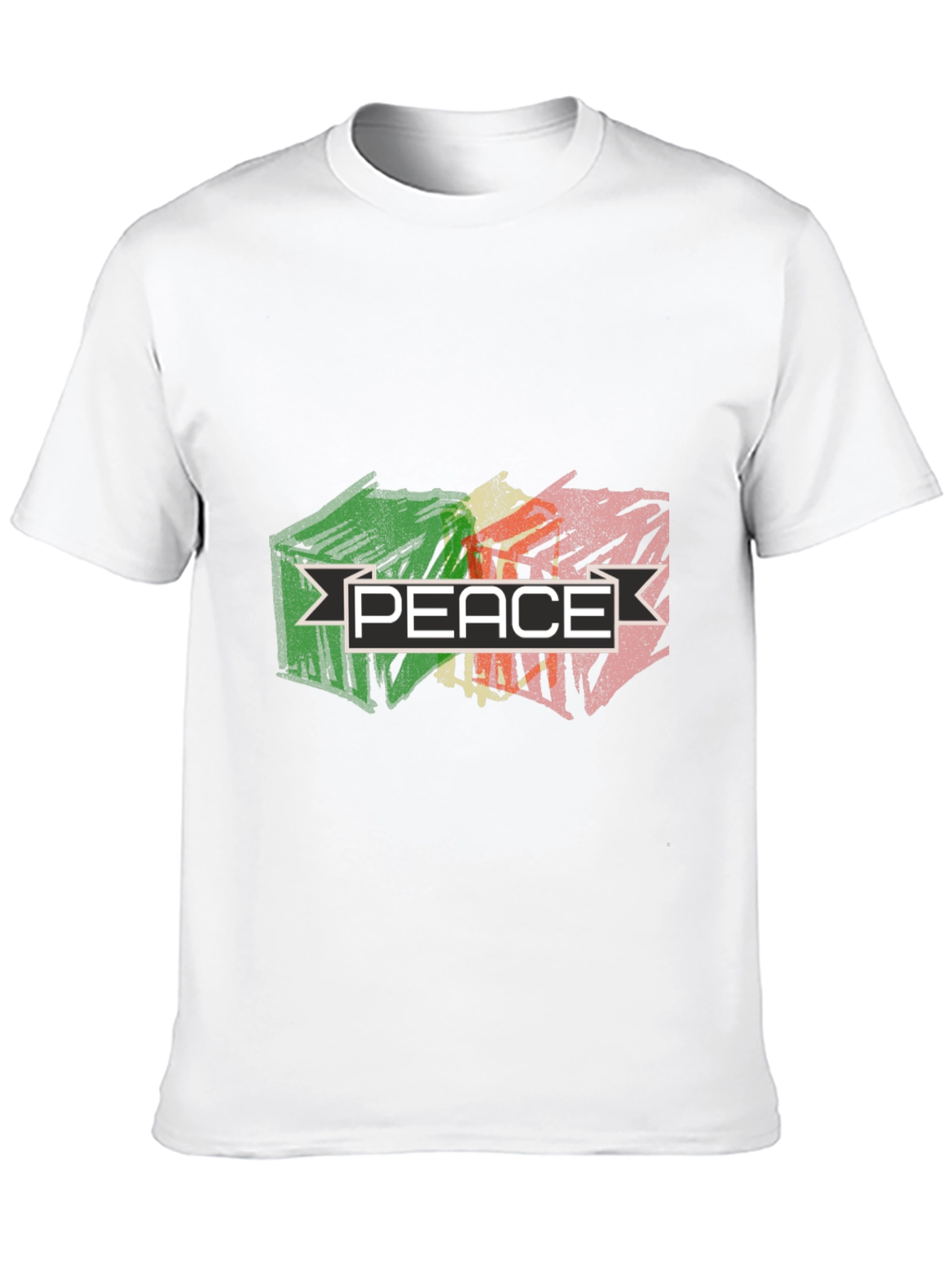 Peace Graphic T-Shirt - Black