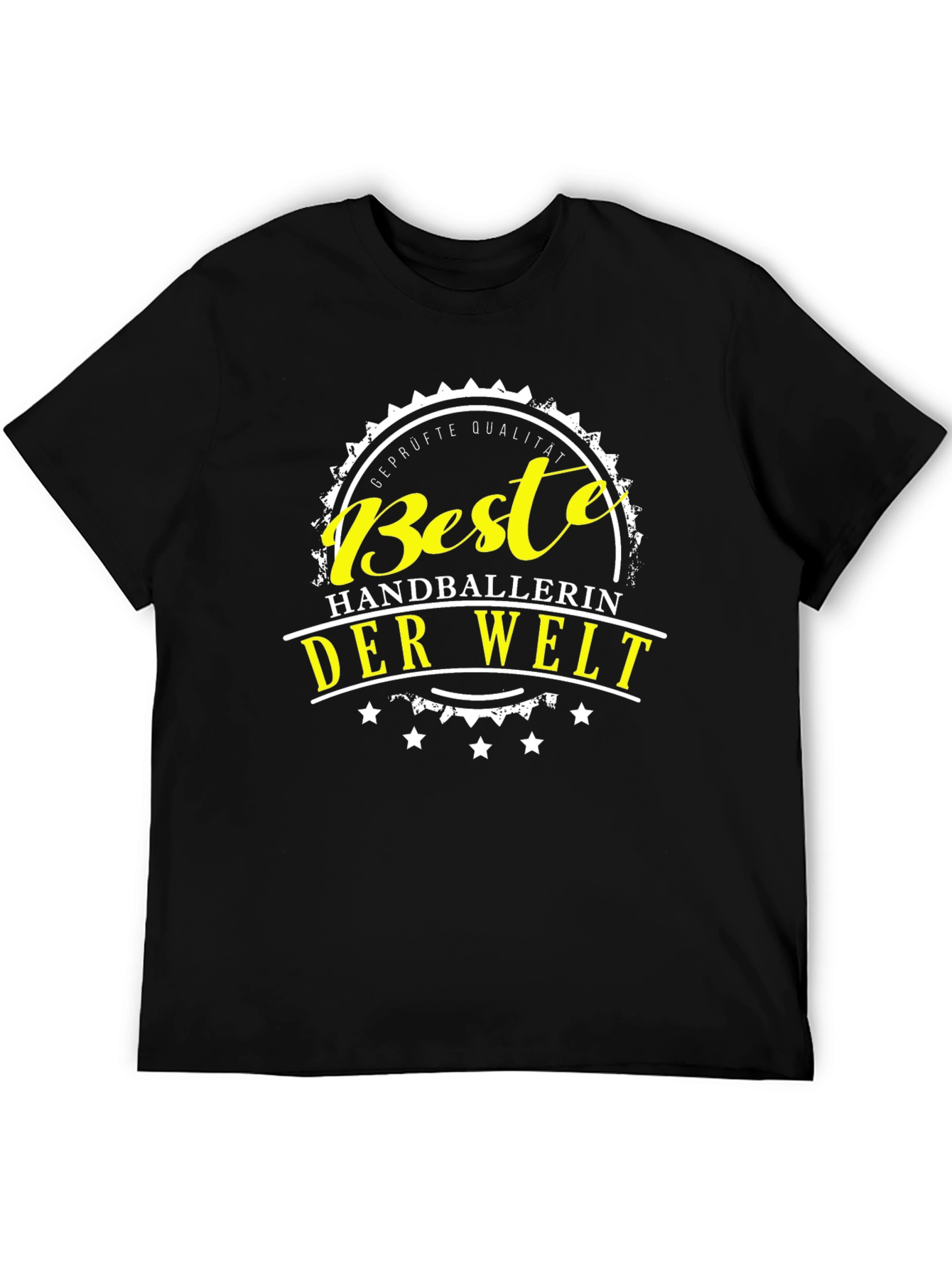 Best Handballerin Der Welt T-Shirt - Black Graphic Tee