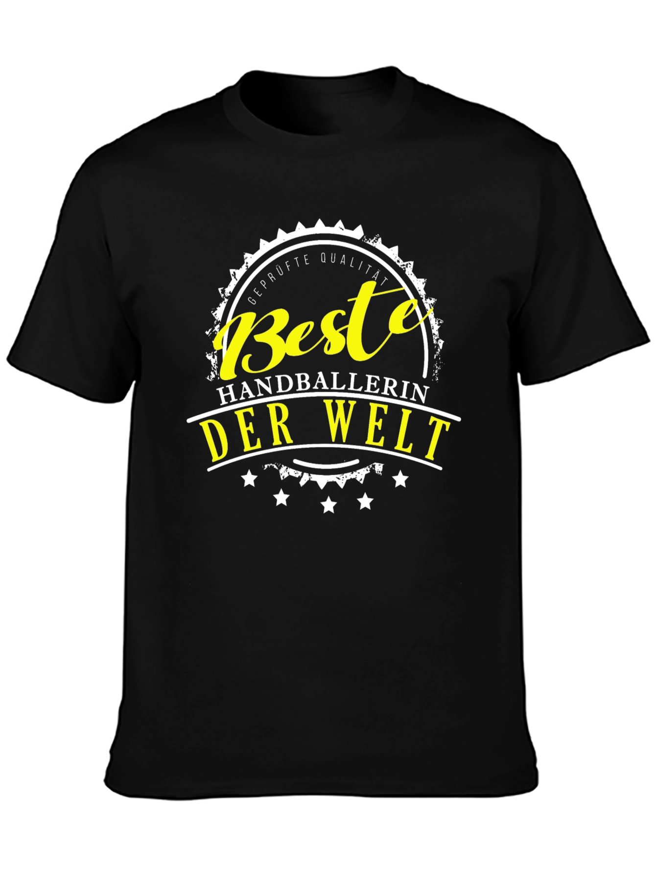 Best Handballerin Der Welt T-Shirt - Black Graphic Tee