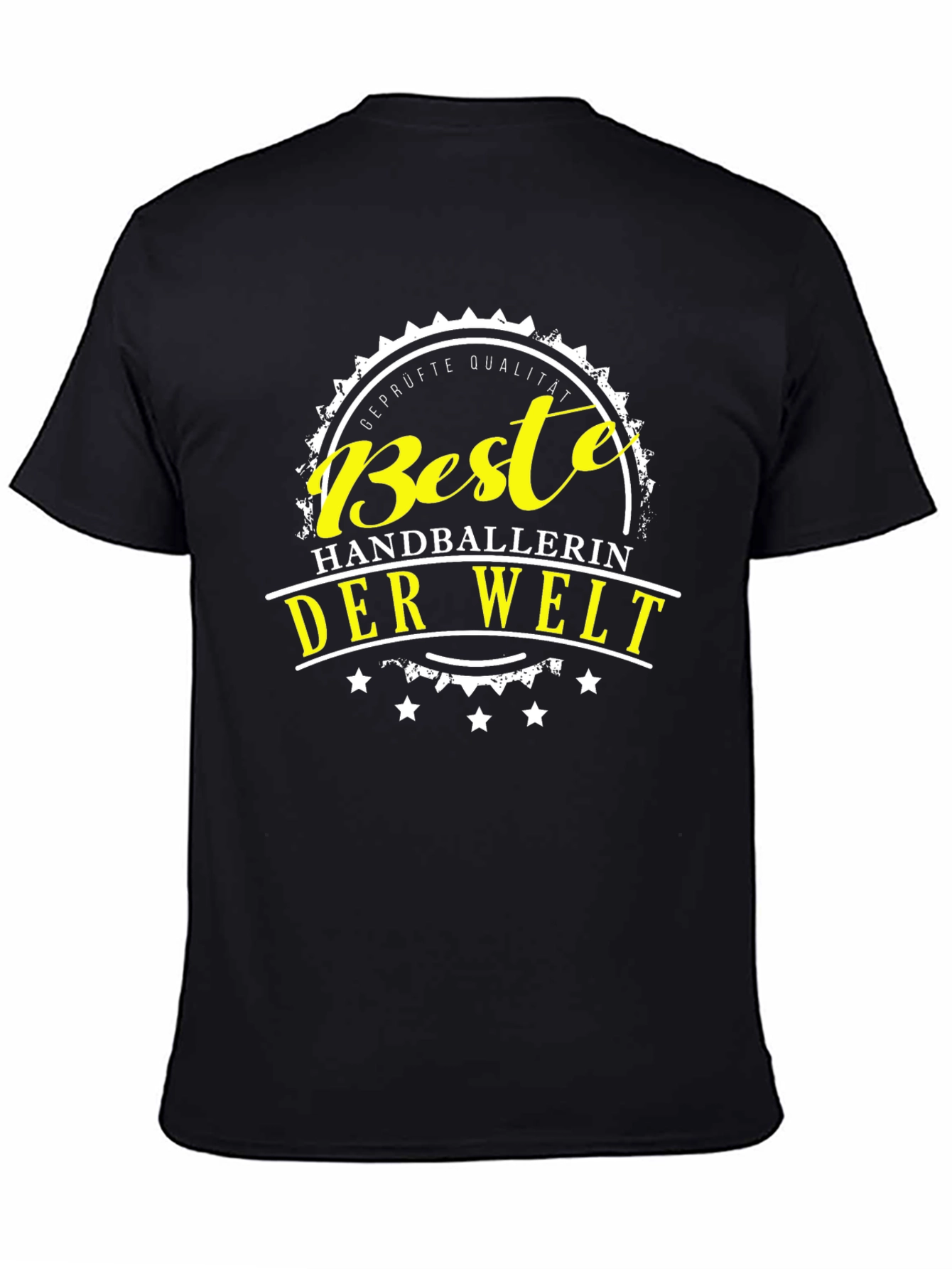 Best Handballerin Der Welt T-Shirt - Black Graphic Tee
