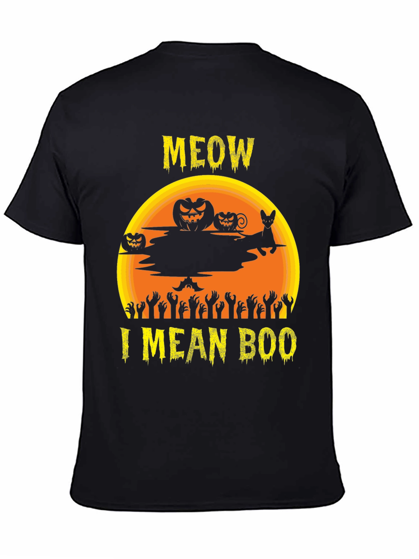 Halloween Meow I Mean Boo T-Shirt