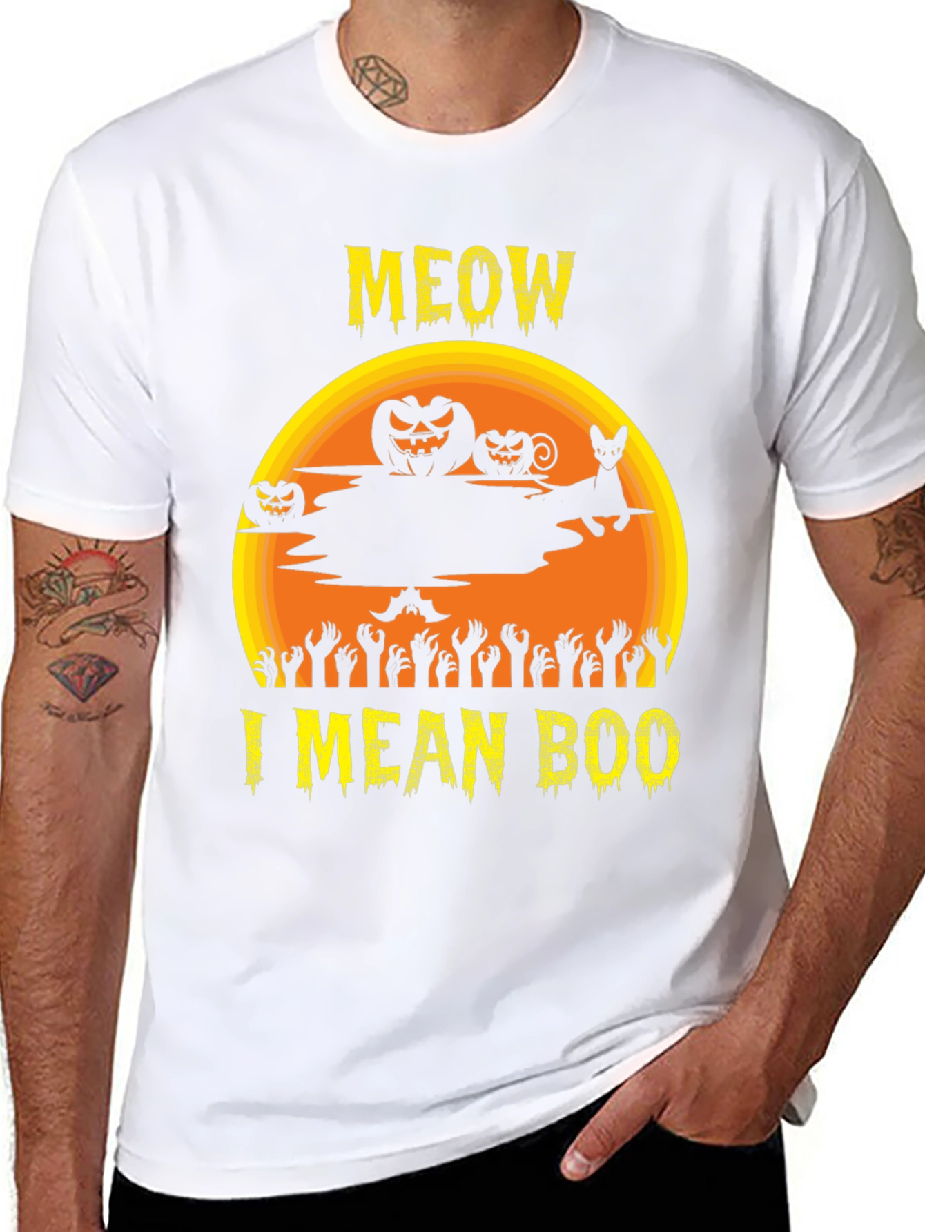 Halloween Meow I Mean Boo T-Shirt