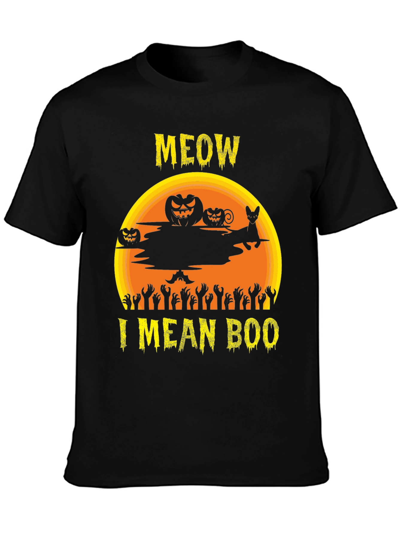 Halloween Meow I Mean Boo T-Shirt