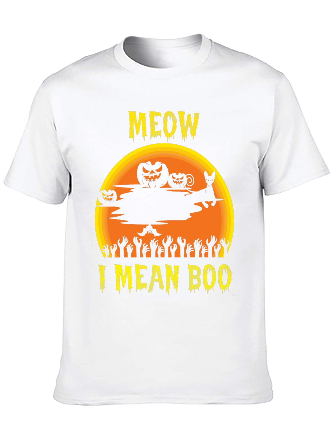 Halloween Meow I Mean Boo T-Shirt