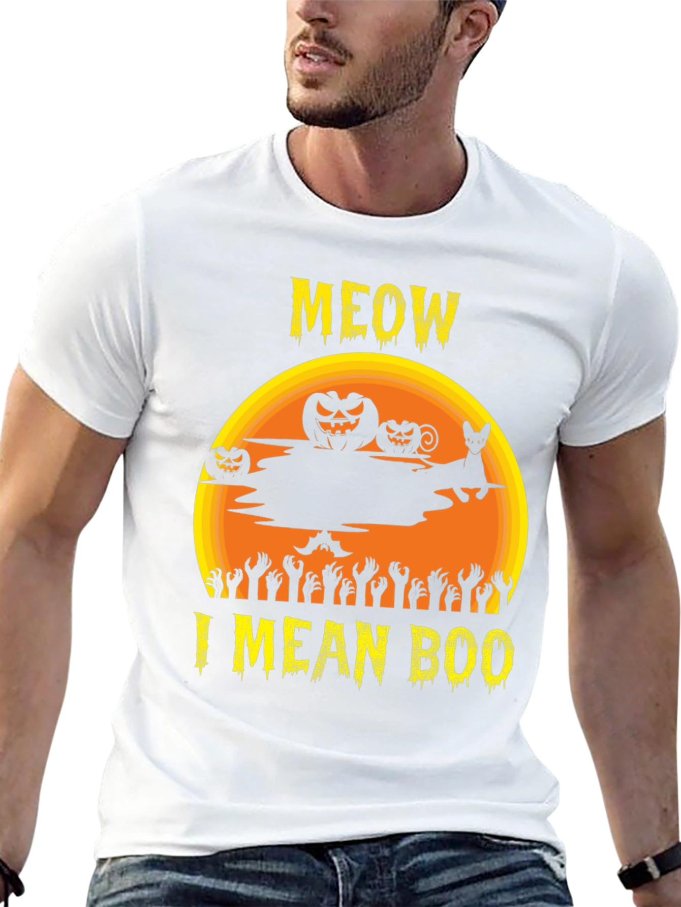 Halloween Meow I Mean Boo T-Shirt
