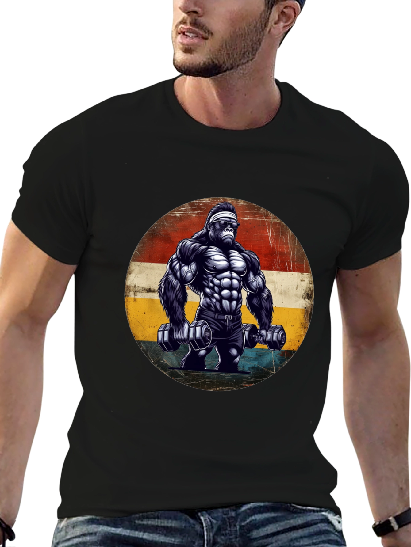 Gorilla Gym T-Shirt - Funny Workout Tee