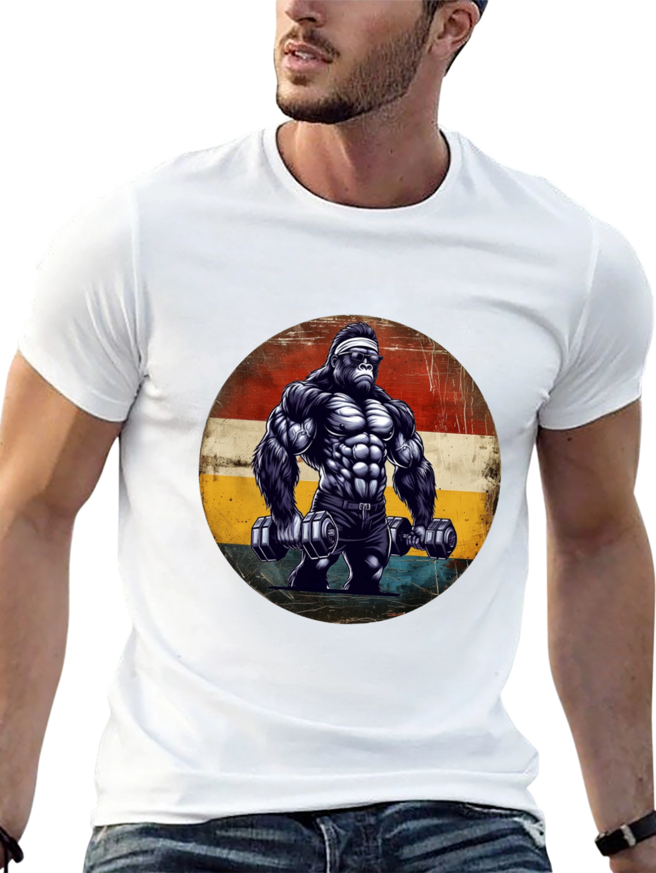 Gorilla Gym T-Shirt - Funny Workout Tee