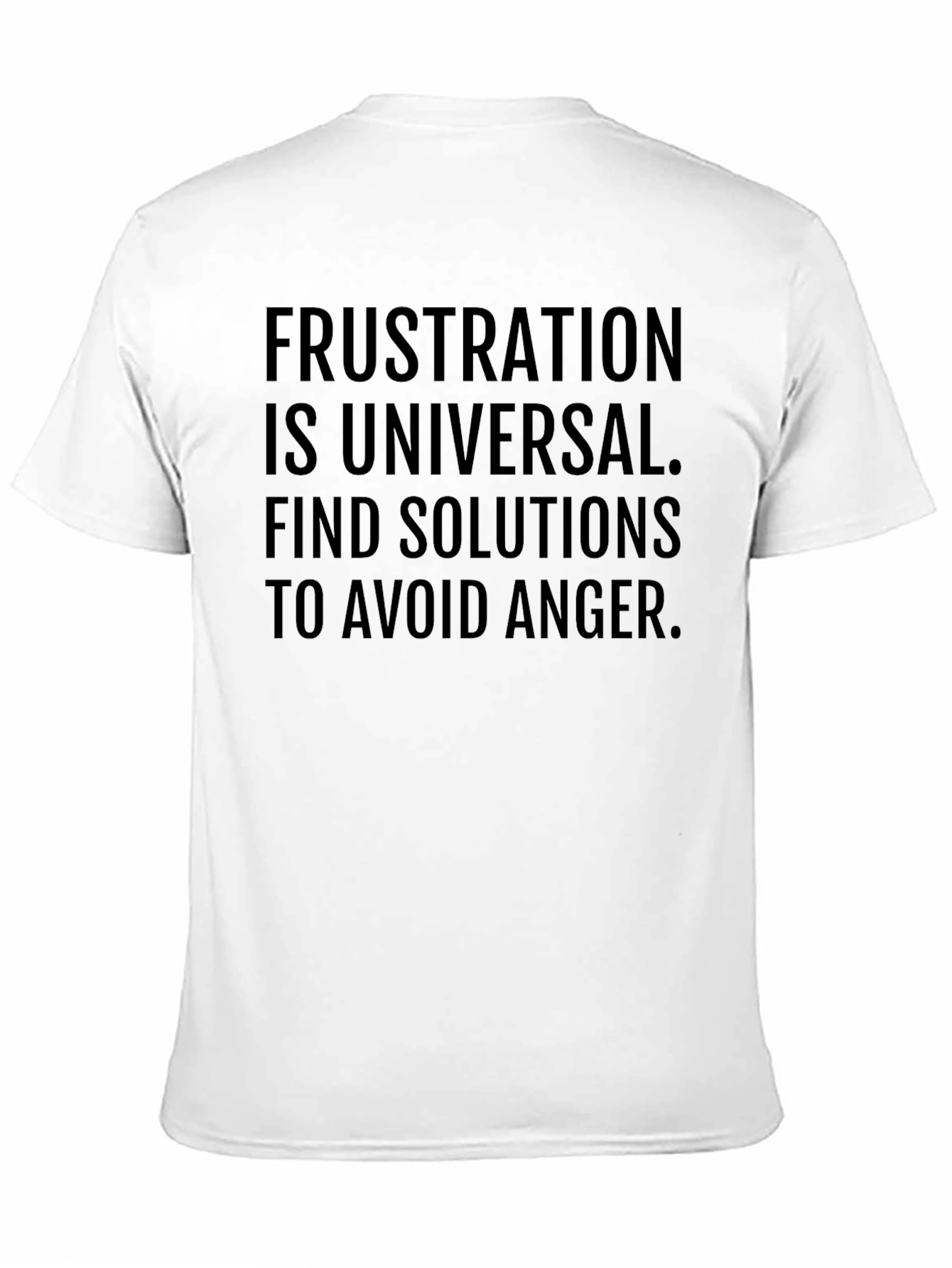 Frustration Solutions Graphic Tee - Avoid Anger T-Shirt