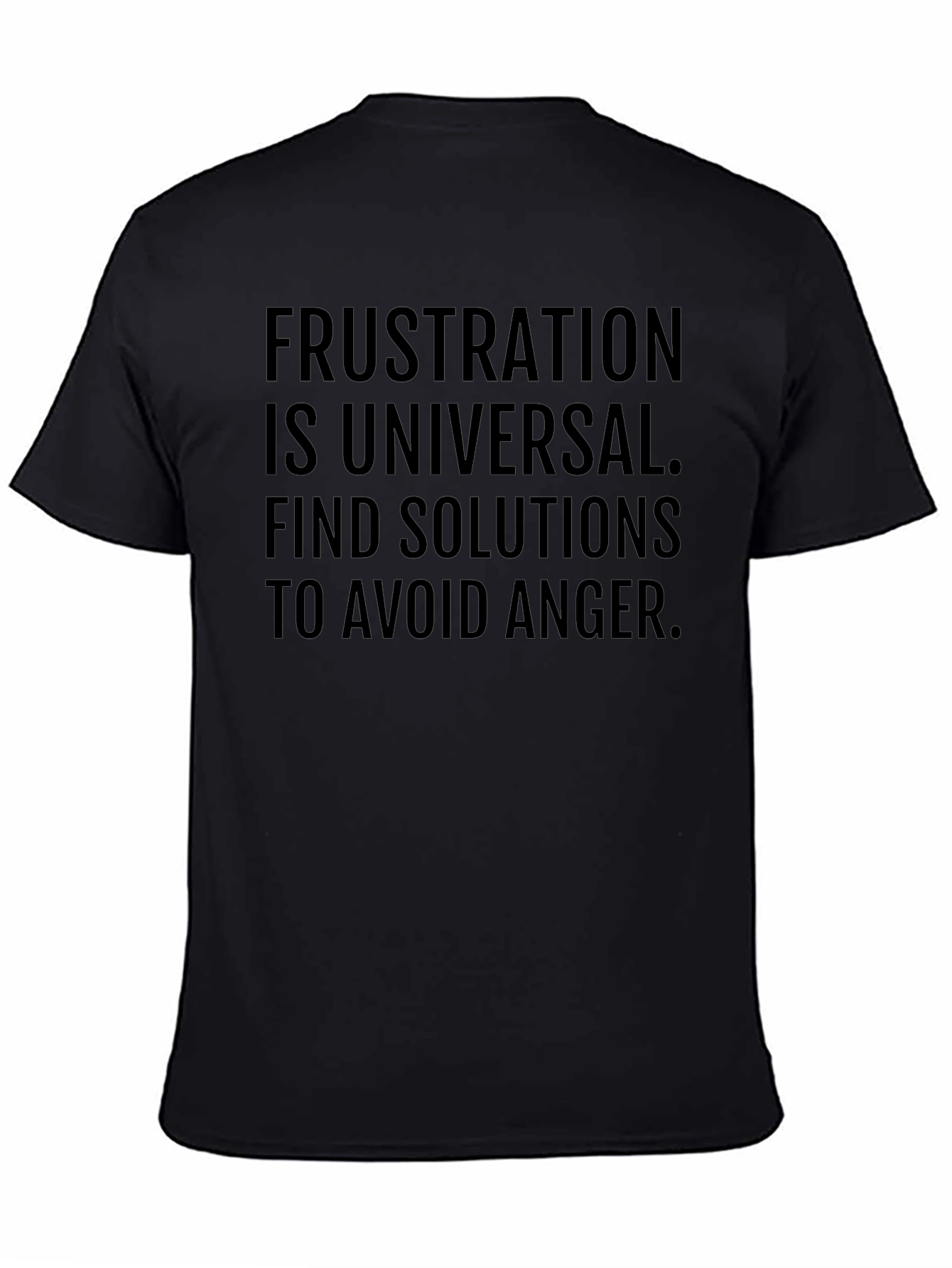 Frustration Solutions Graphic Tee - Avoid Anger T-Shirt