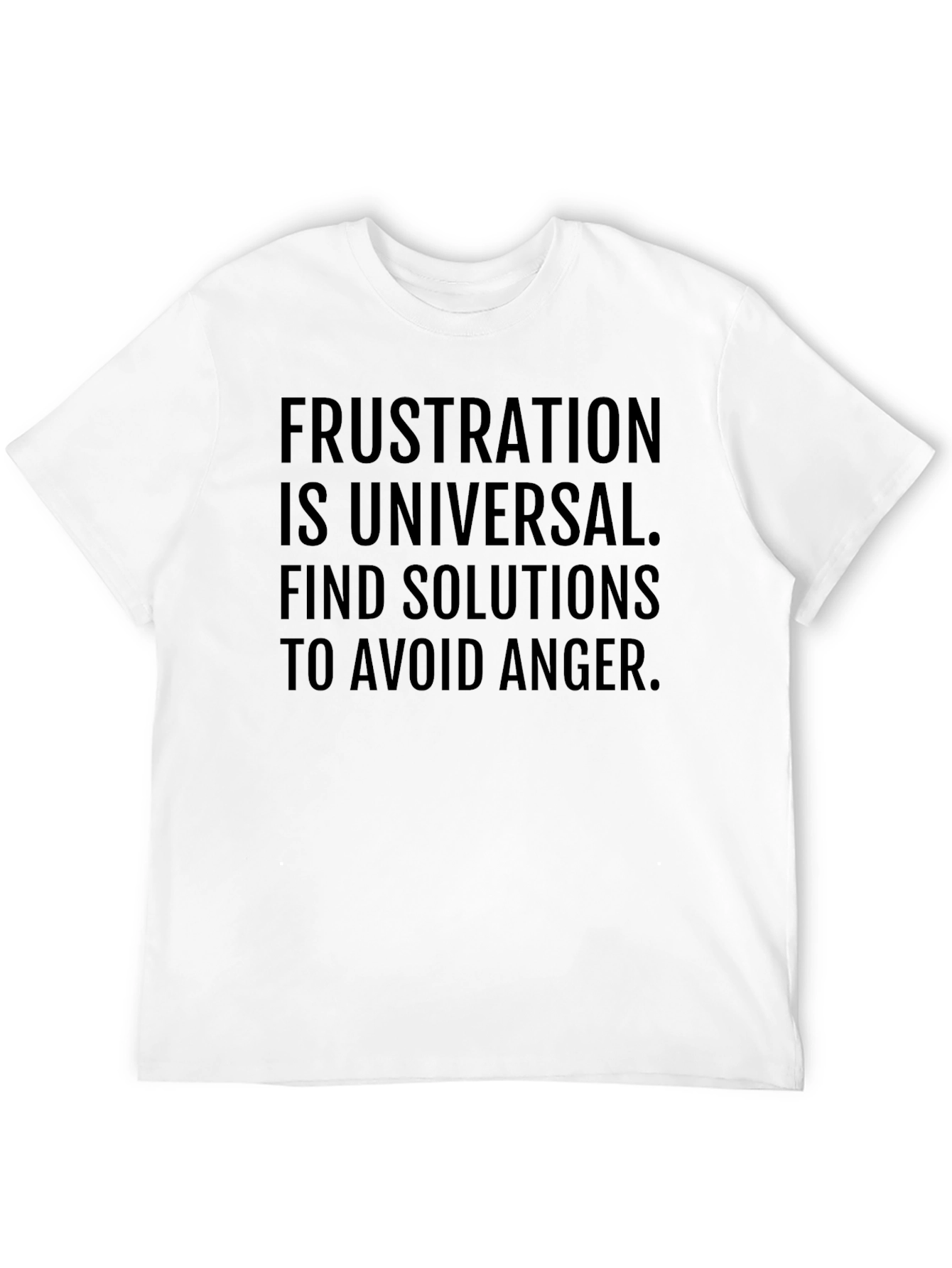 Frustration Solutions Graphic Tee - Avoid Anger T-Shirt
