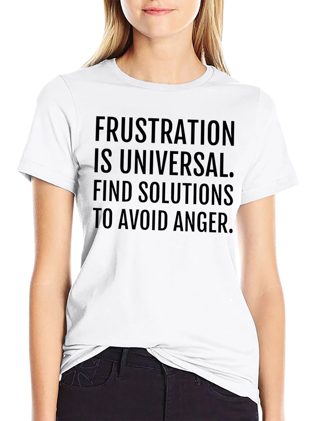 Frustration Solutions Graphic Tee - Avoid Anger T-Shirt