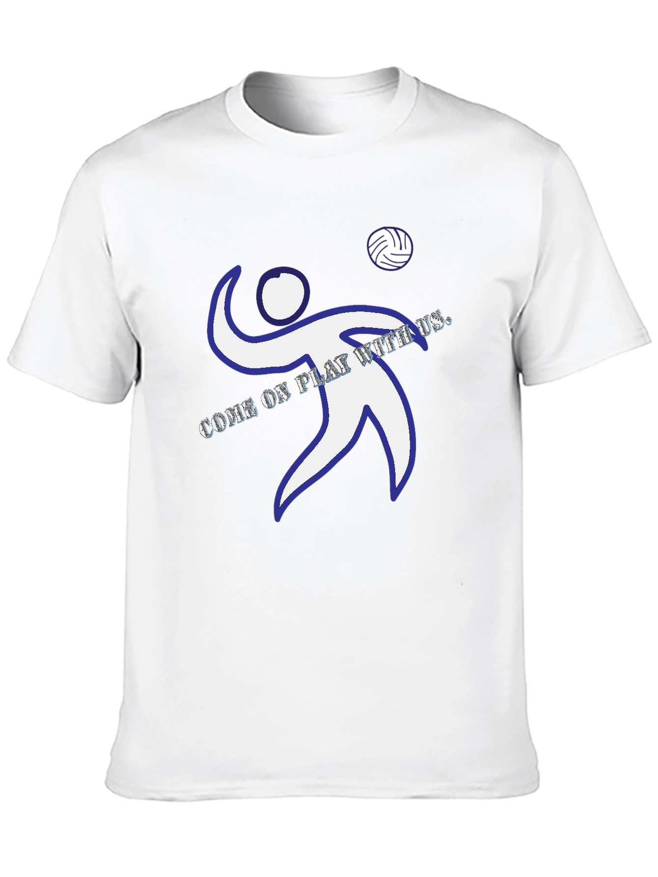 Volleyball Player Graphic T-Shirt