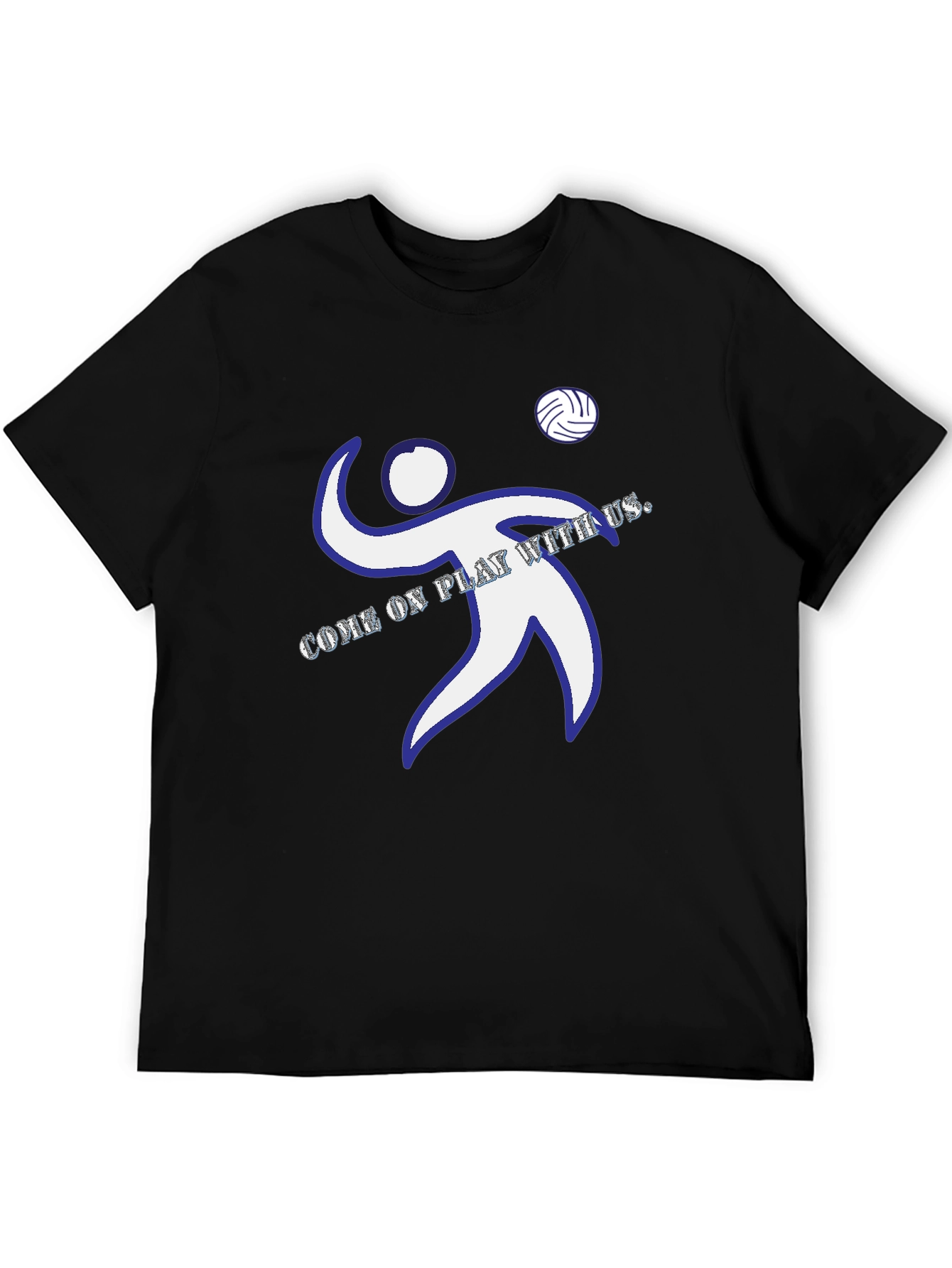 Volleyball Player Graphic T-Shirt